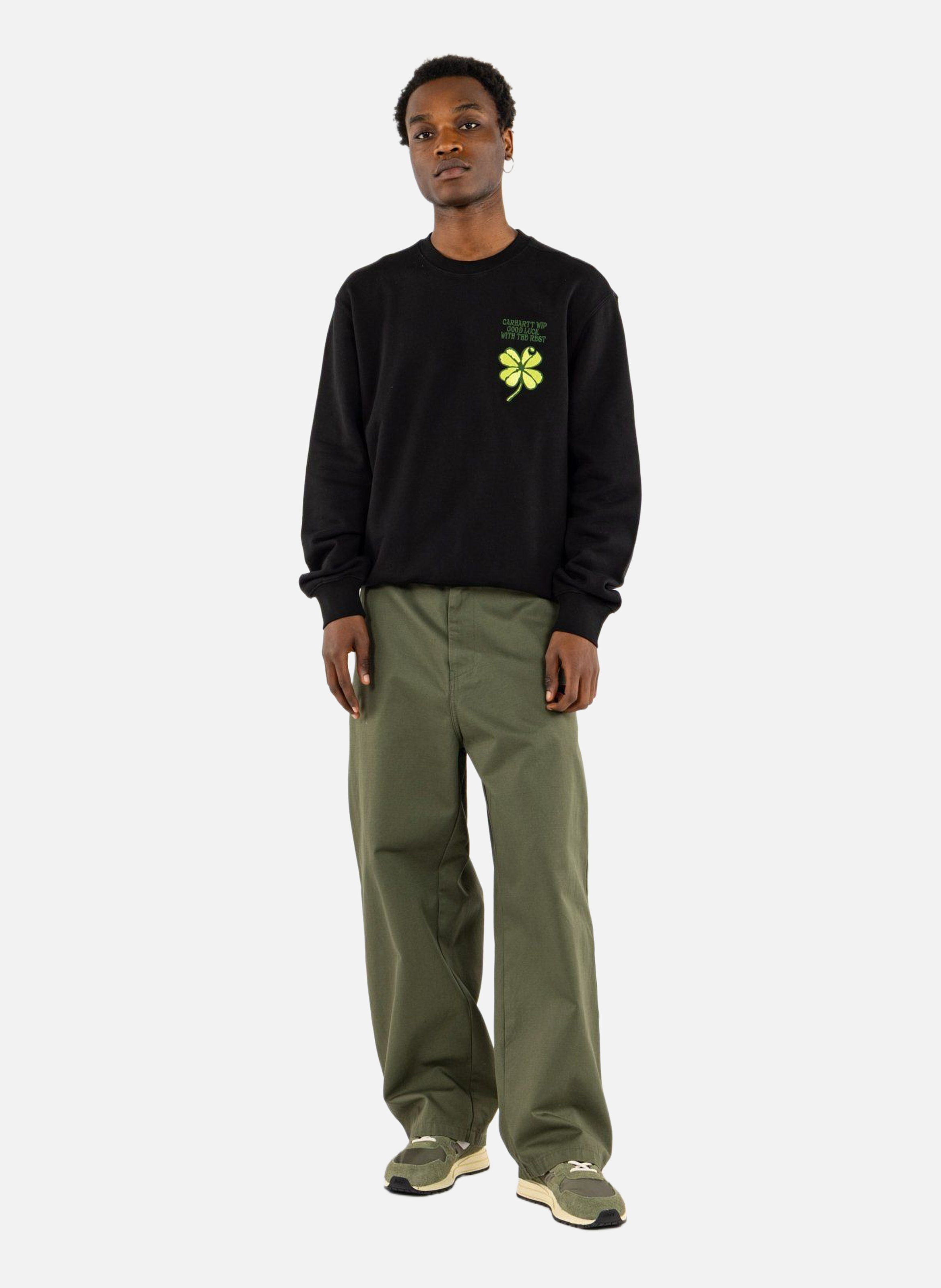 Sweatshirt clover sweat CARHARTT WIP Noir