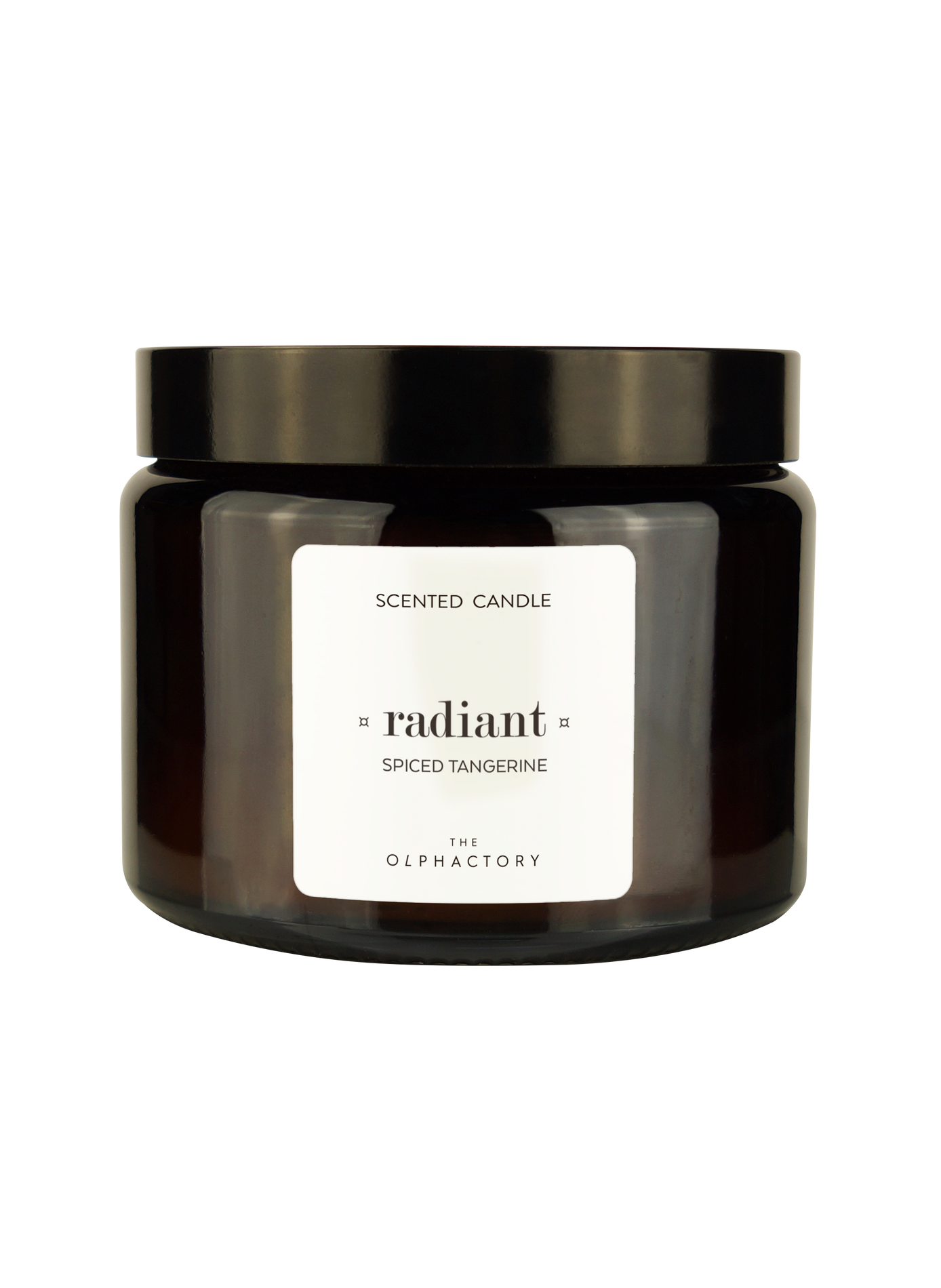 Bougie parfumée Spiced Tangerine 360g OLPHACTORY Marron