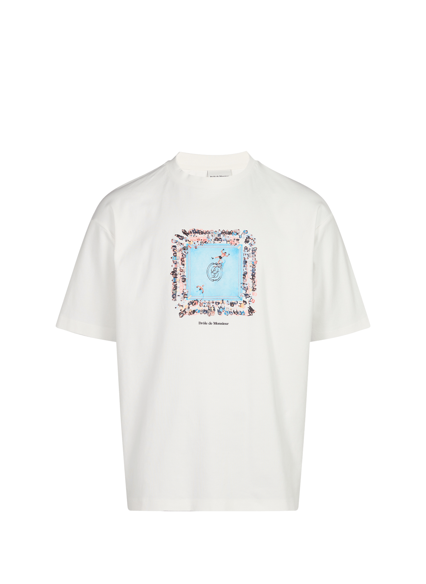 Tee-shirt oversize en coton DROLE DE MONSIEUR Blanc
