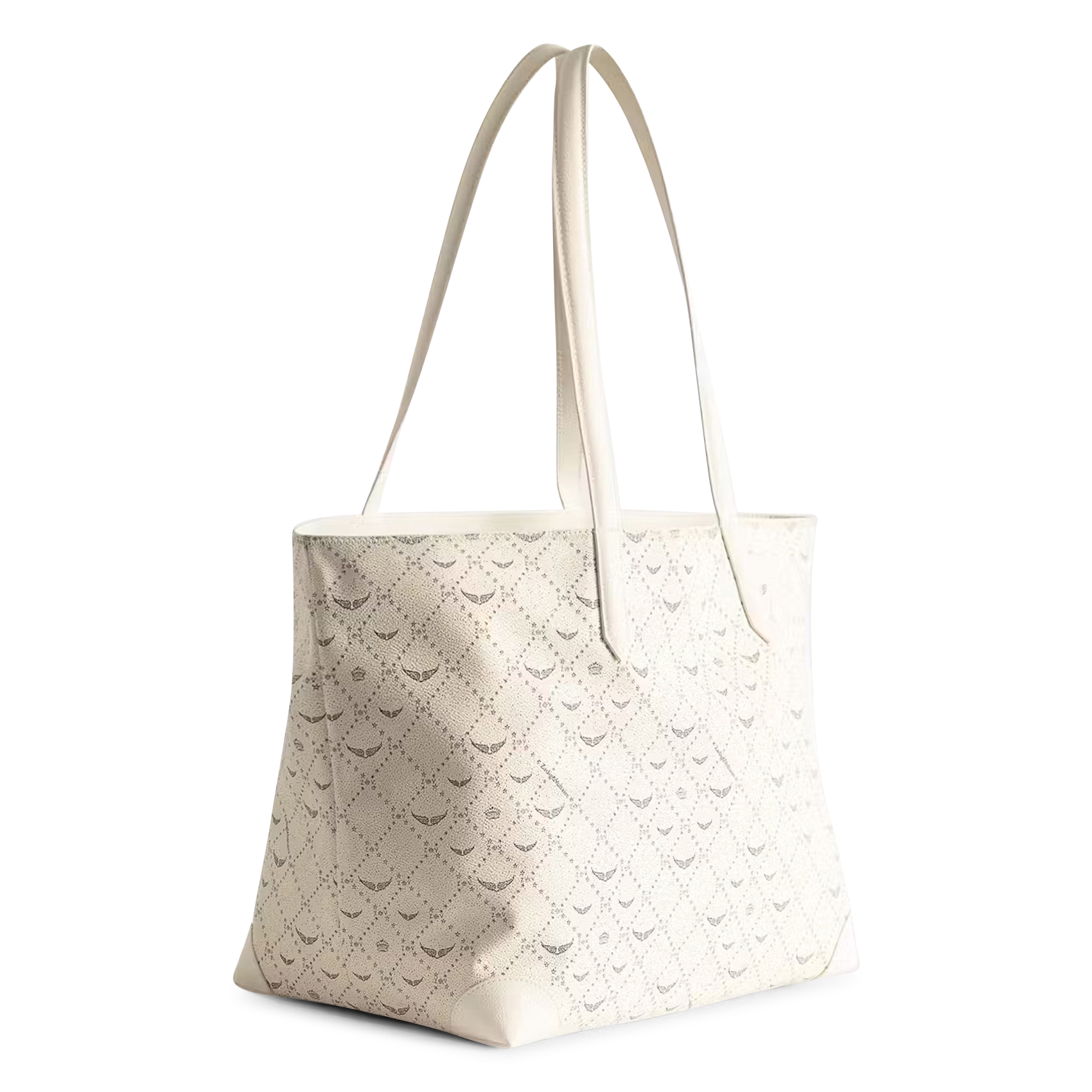 Bedrukte boodschappentas z shopper ZADIG&VOLTAIRE Wit
