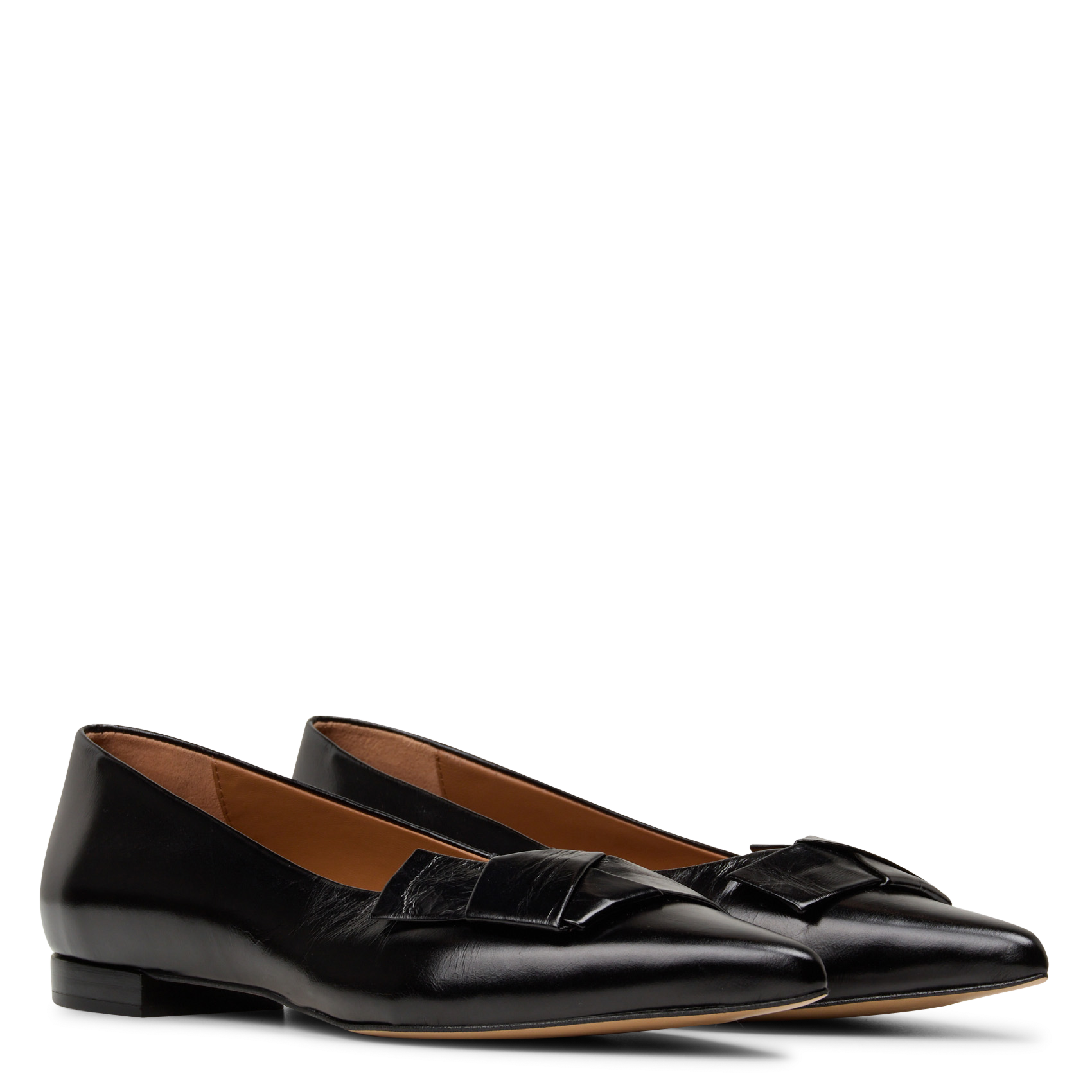 Ballerines en cuir sarah MAISON 123 Noir