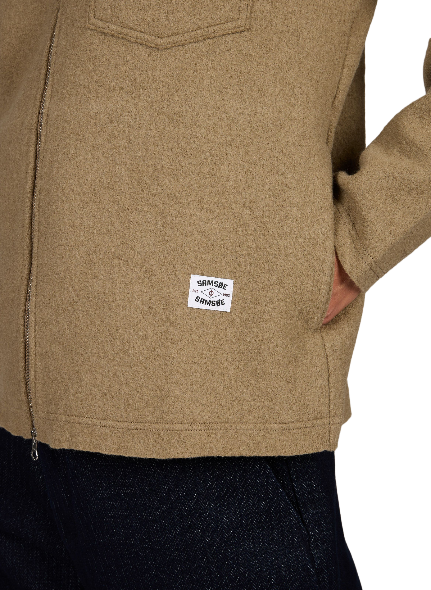 Wolljacke SAMSOE SAMSOE Braun