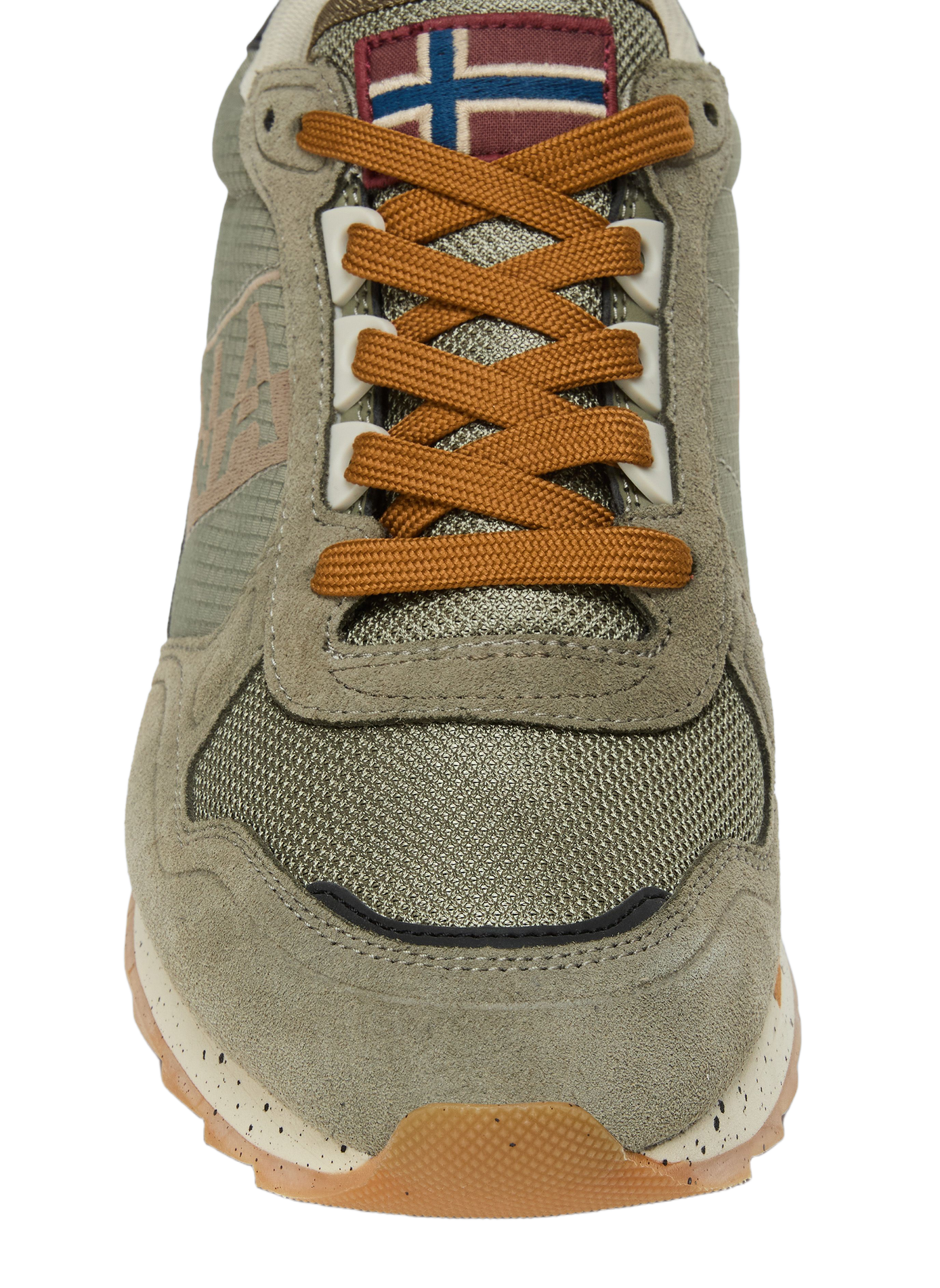 Plain lace-up trainers NAPAPIJRI Green