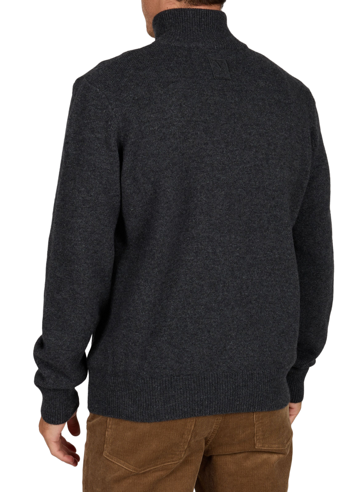 Pull col zippé en laine | Gris AIGLE Homme