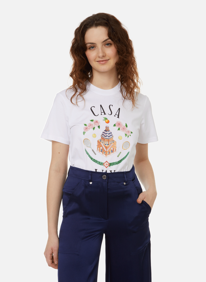 Printed organic cotton T-shirt CASABLANCA PARIS