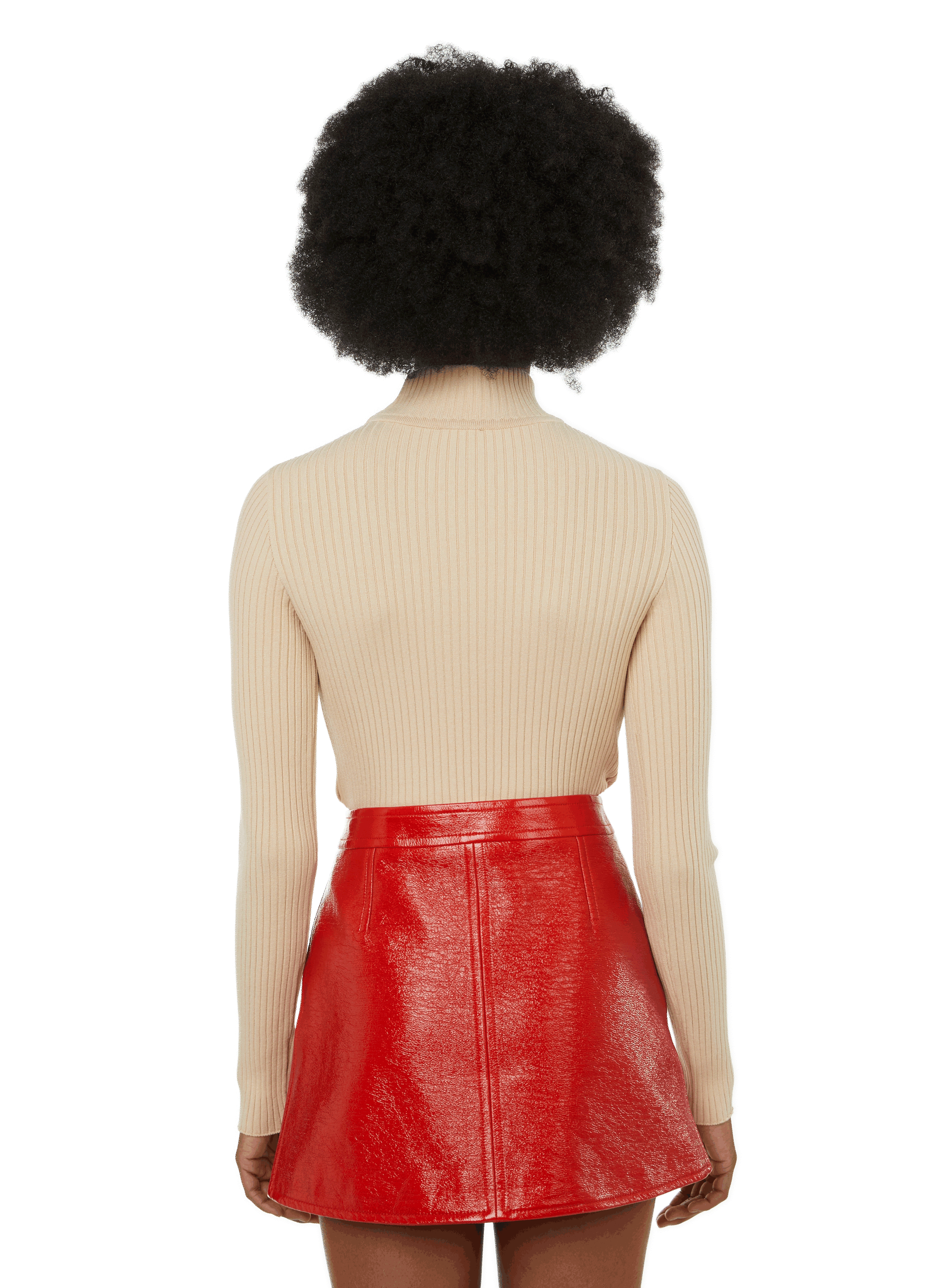 Knitted jumper COURRÈGES Beige