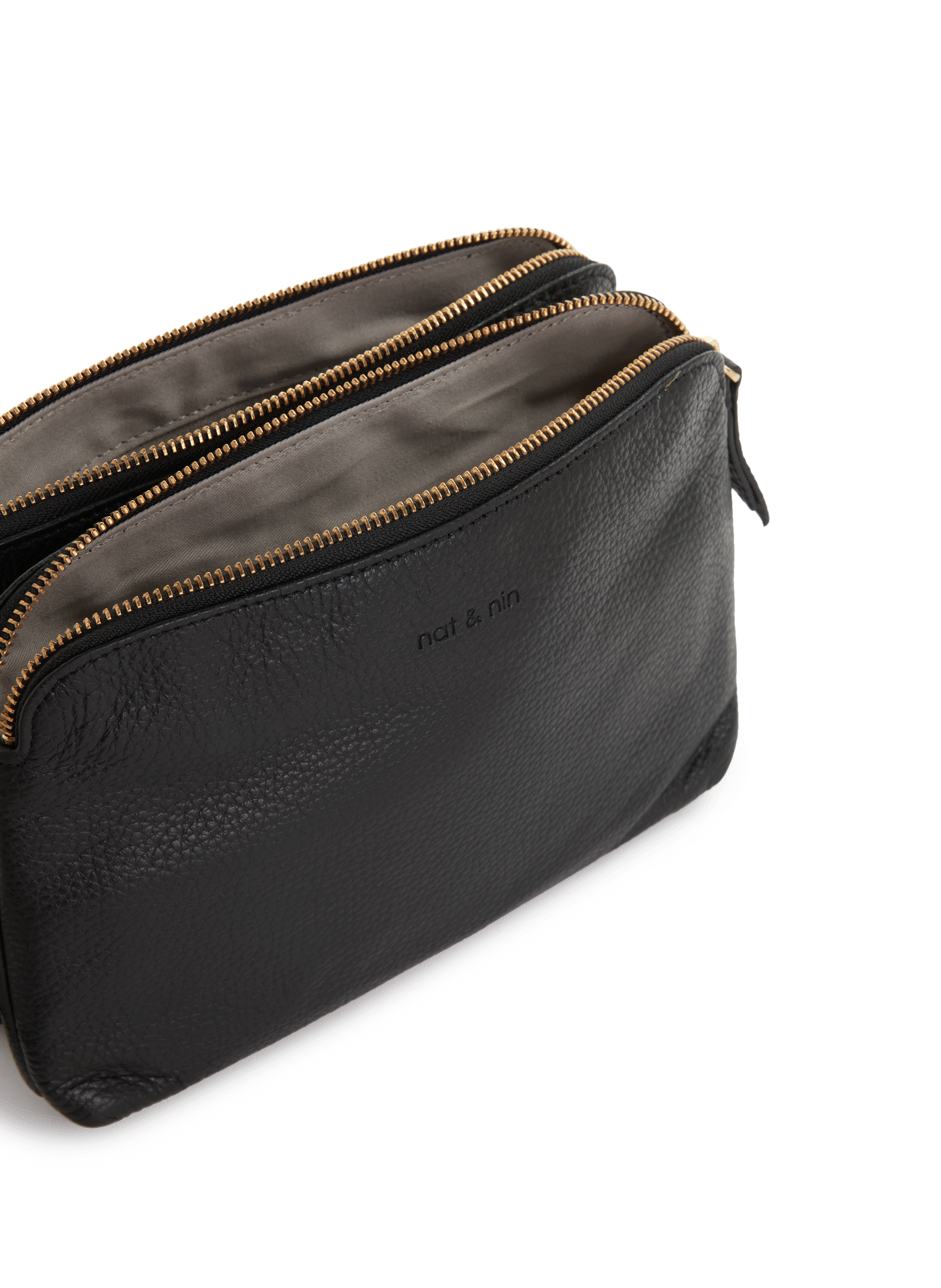 Sac à main Nael en cuir NAT &amp; NIN Noir