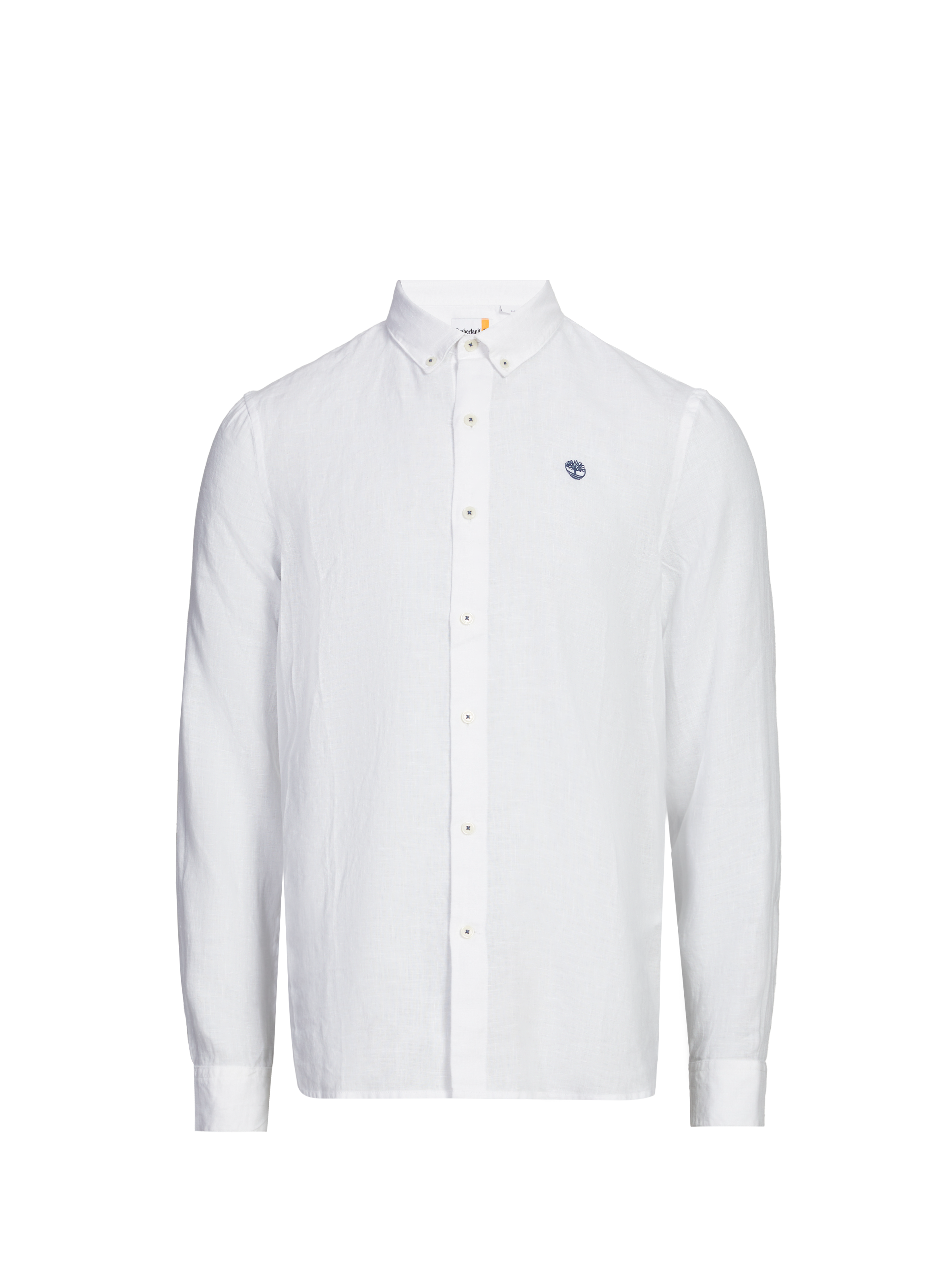 Chemise unie en lin TIMBERLAND Blanc