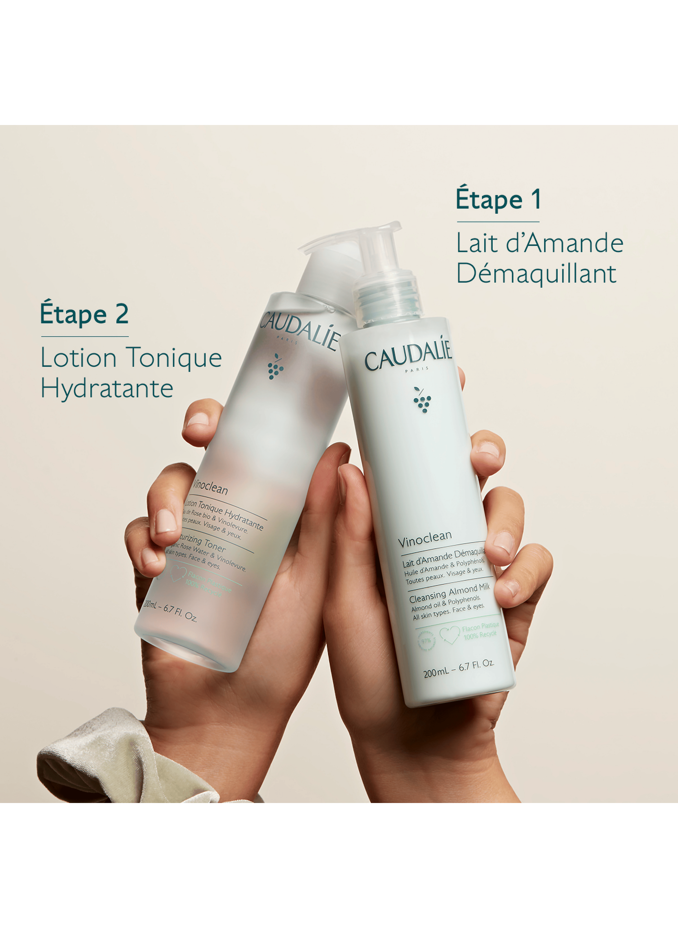Vinoclean Hydrating Toning Lotion CAUDALIE No color