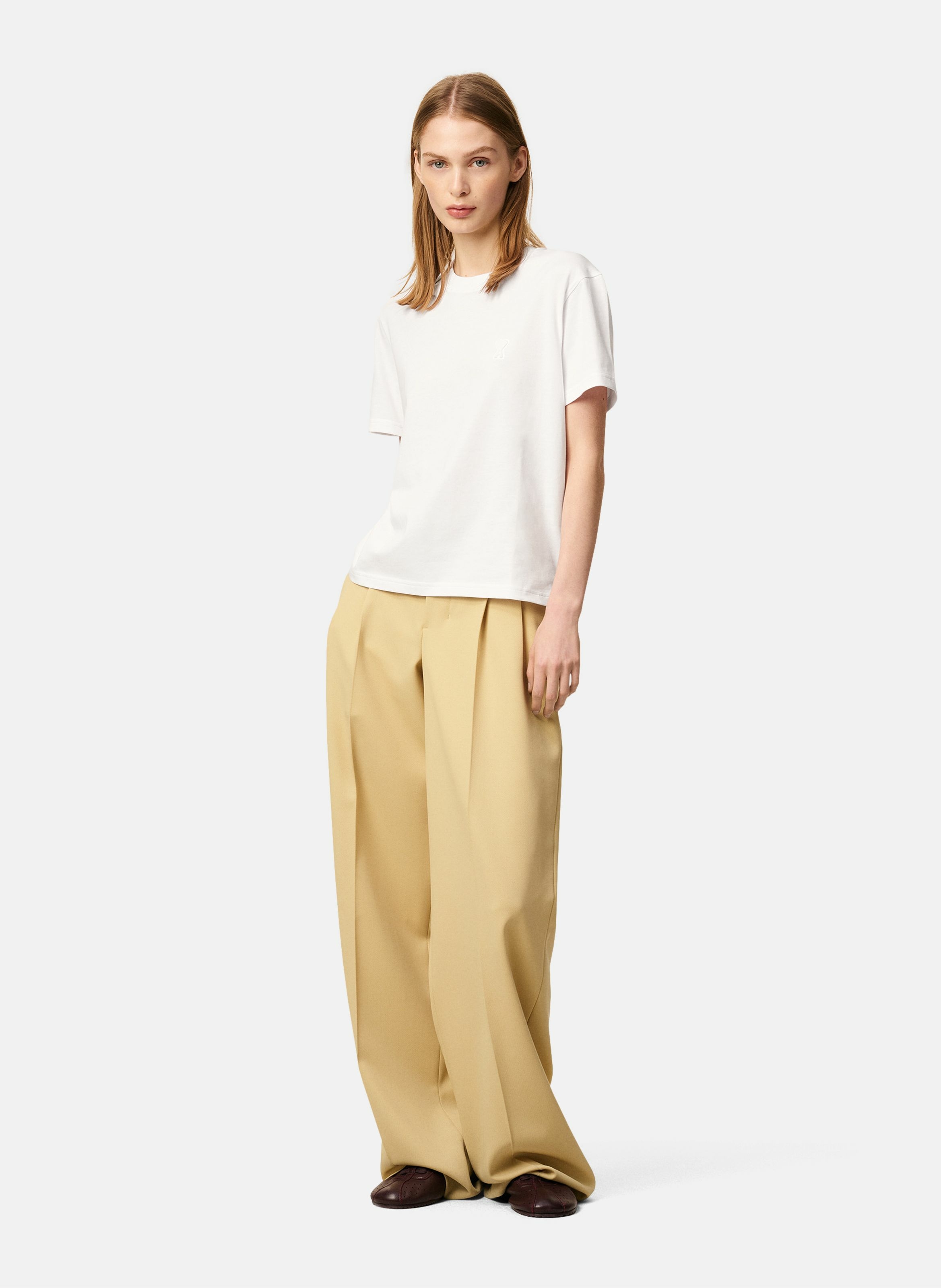 T-shirt ami de coeur unisexe AMI PARIS Blanc