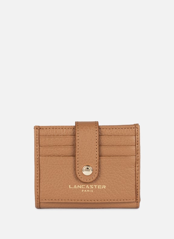 Porte-cartes - dune Marron by LANCASTER LANCASTER Porte-cartes - dune Marron