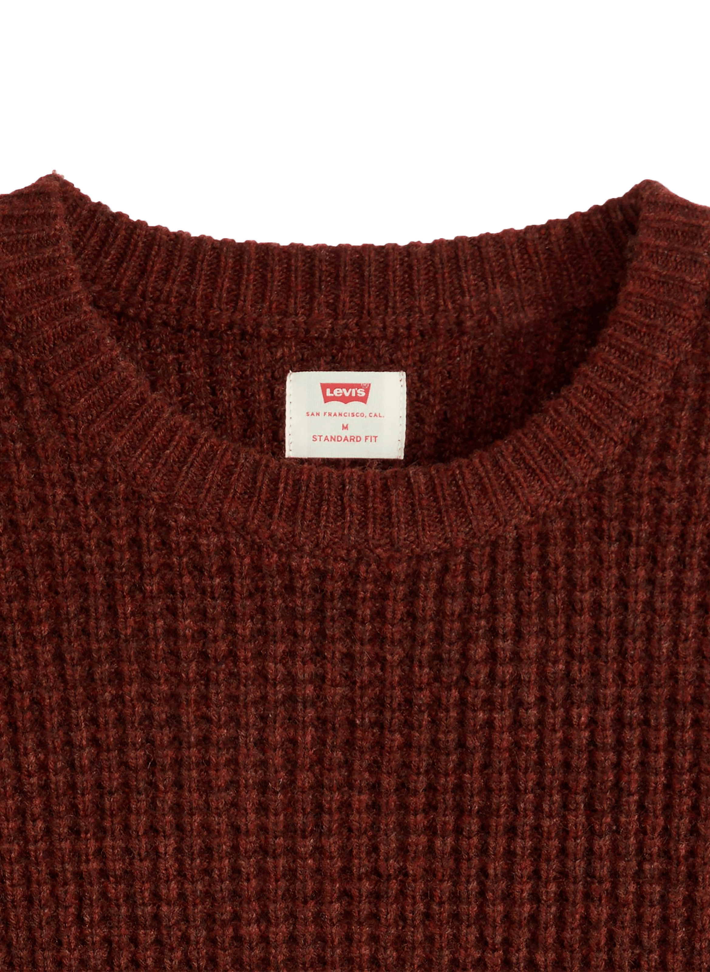 Pull ras de coup Presidio en laine mélangée LEVI&#039;S Marron