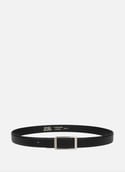 Belt - Ceinture Cuir Lisse Femme  Noir