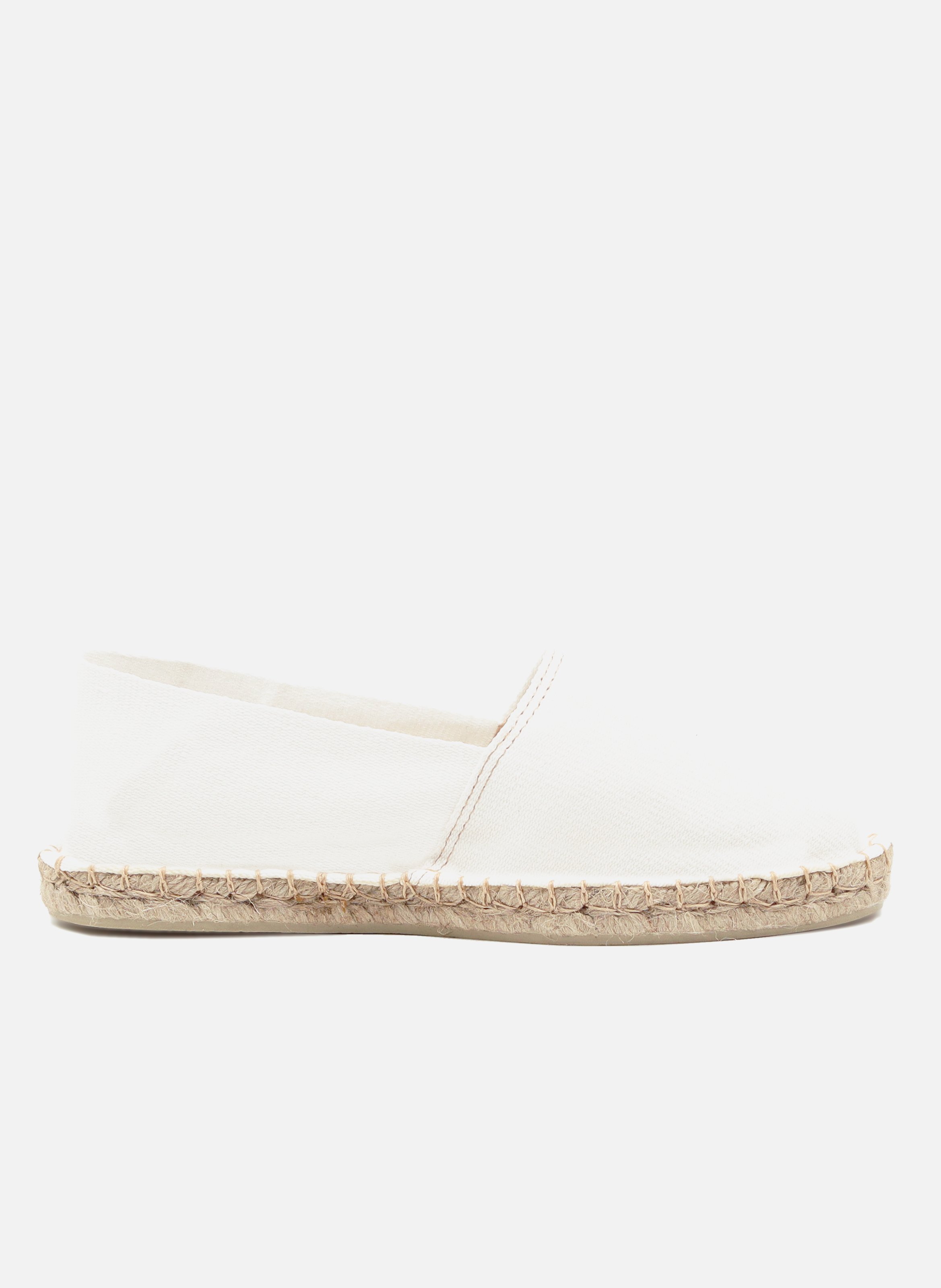 JULES & JENN Espadrilles toile Blanc