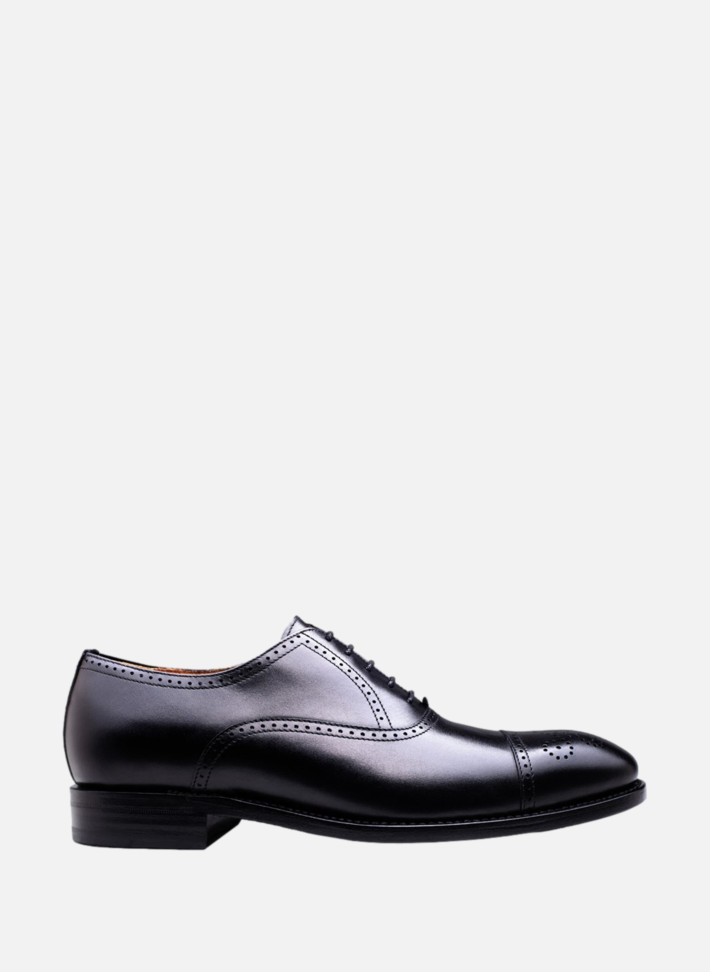 Richelieu cuir diplomat FINSBURY Noir