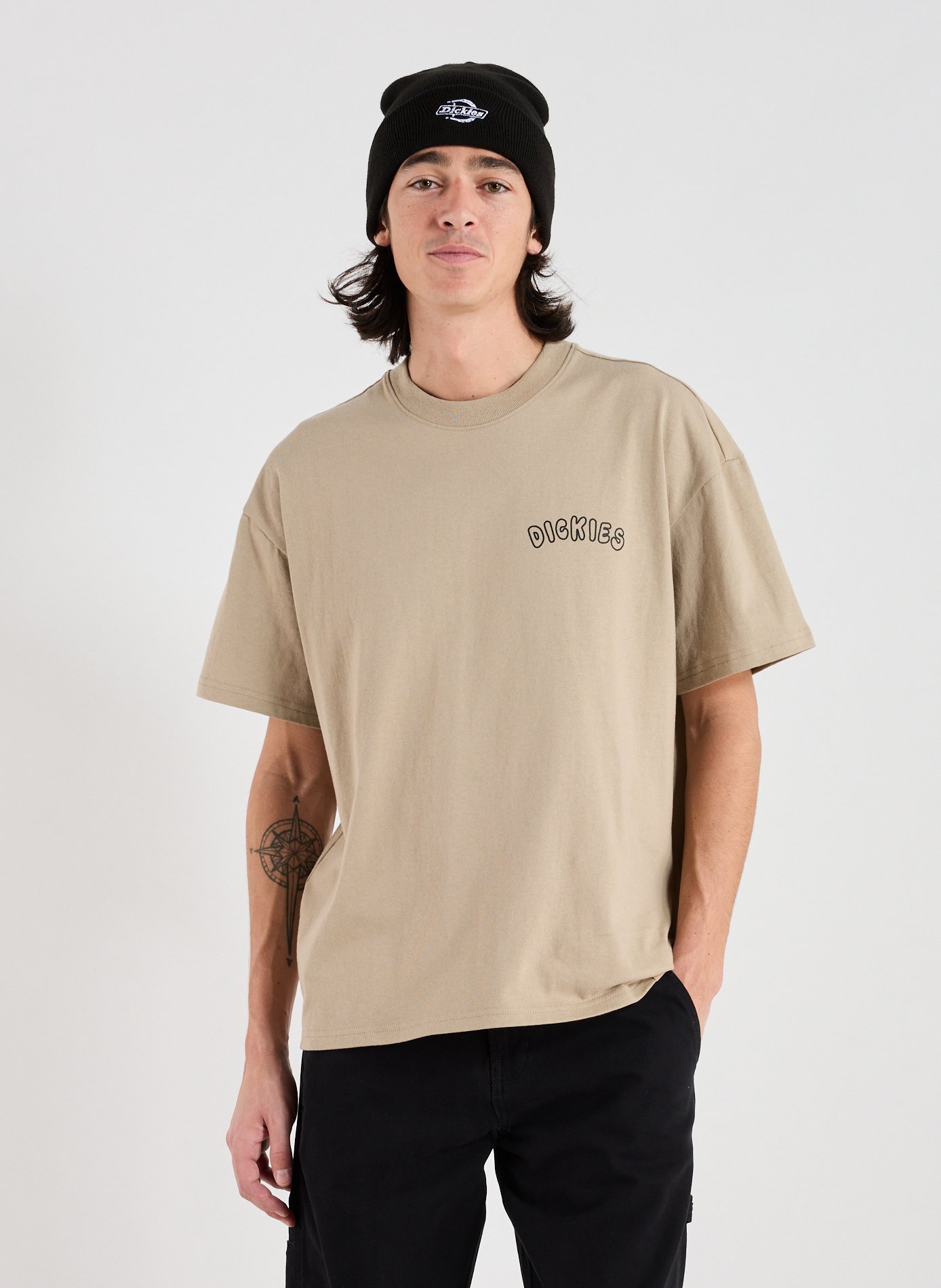DICKIES T-shirt en coton Beige