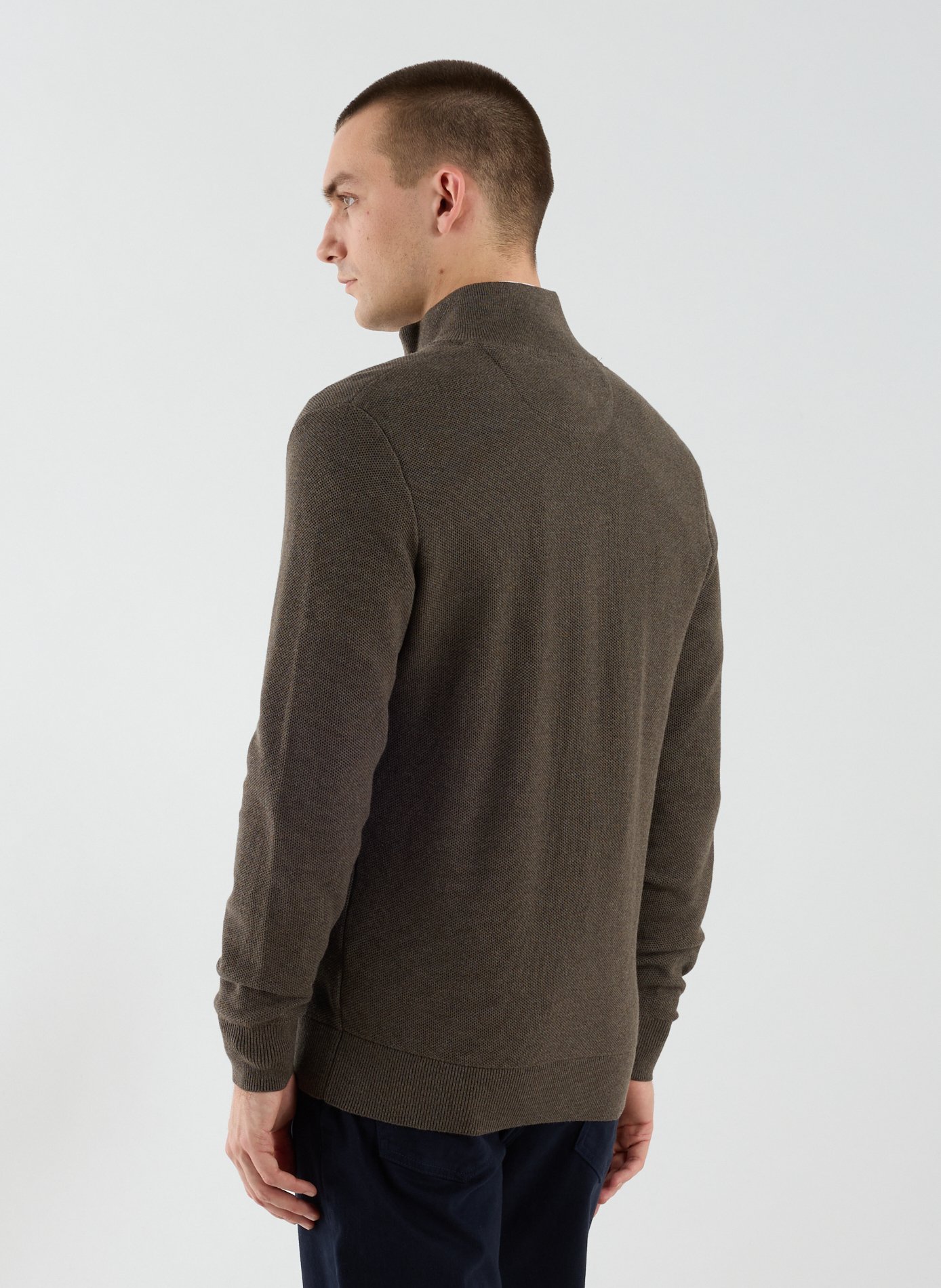 Cotton cardigan EDEN PARK Brown