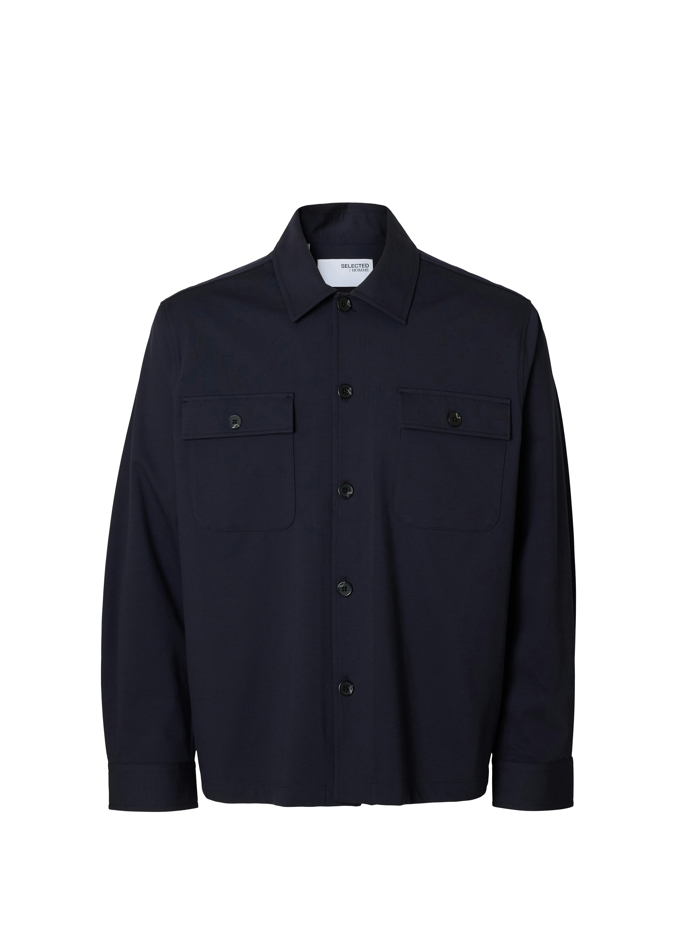 Buttoned overshirt SELECTED Blue