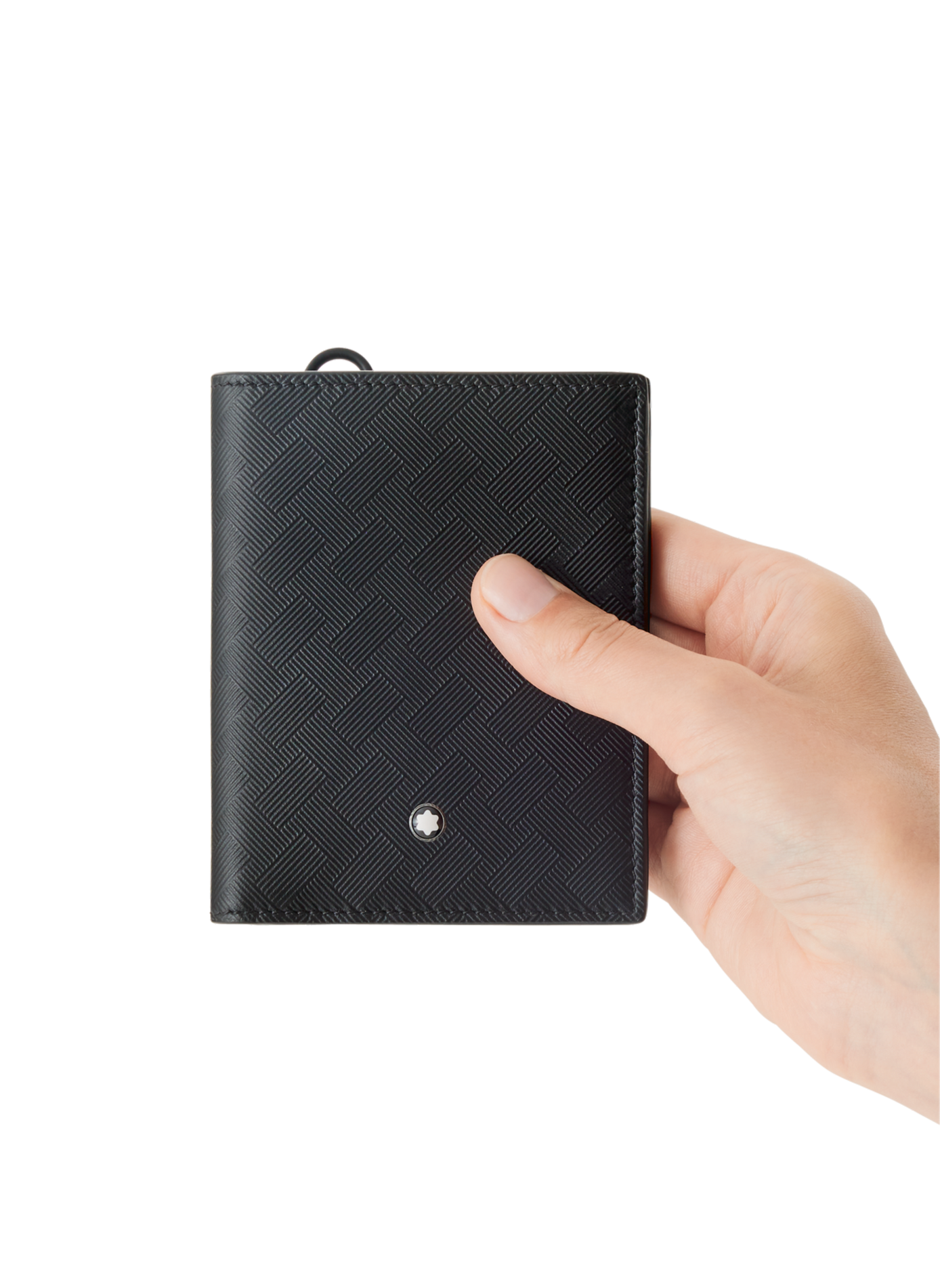 Portefeuille en cuir texturé MONTBLANC Noir