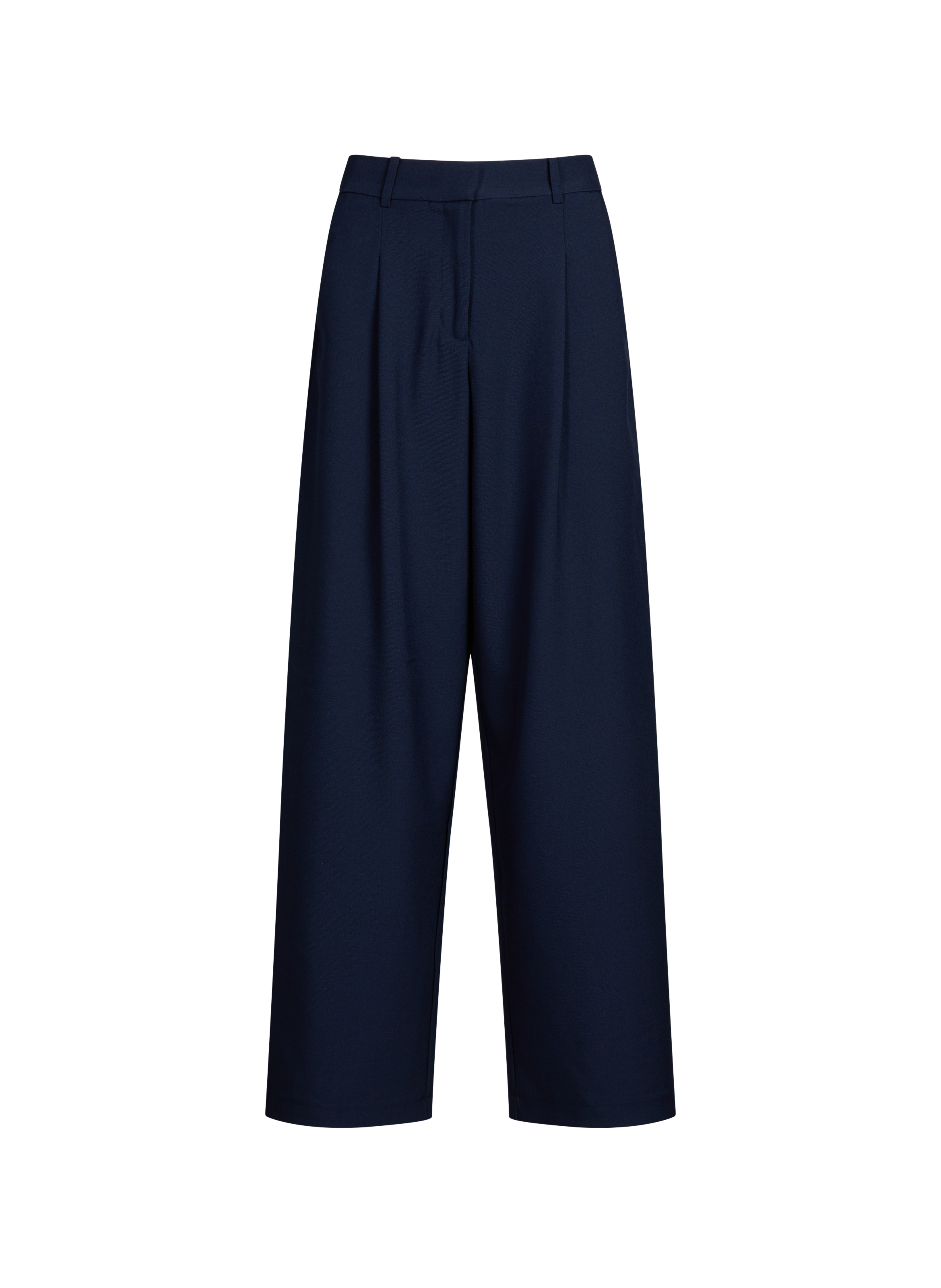 Pantalon carotte uni VILA Bleu