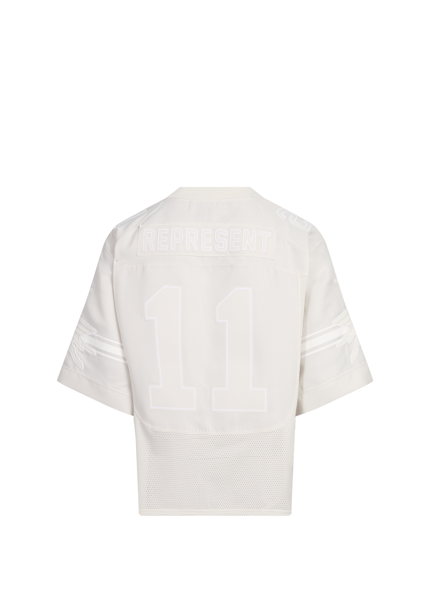 Durchbrochener Sport-Badeanzug. REPRESENT Weiss