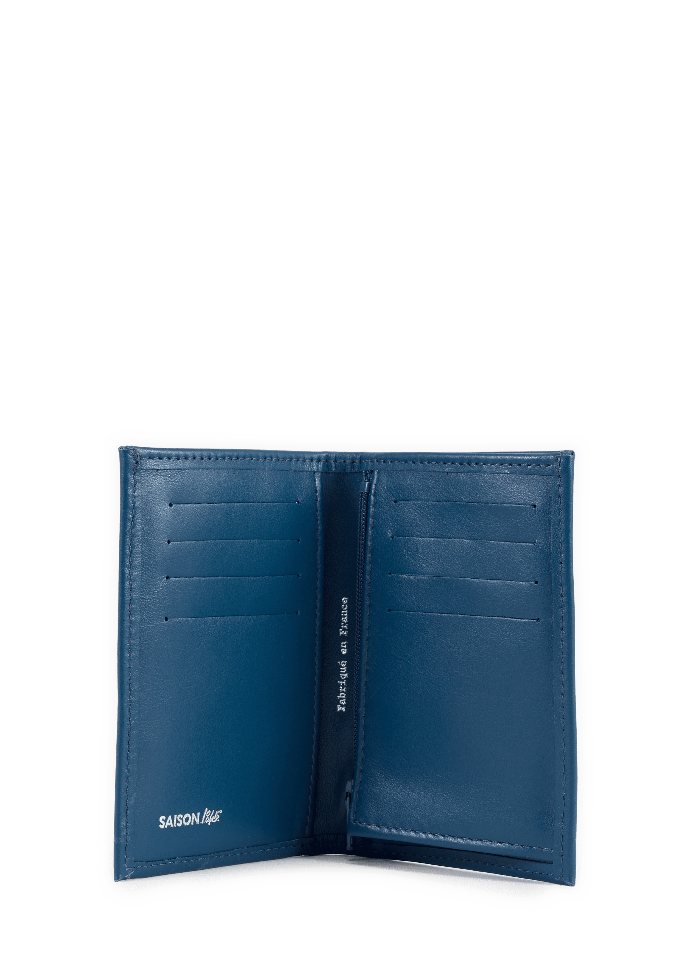 Leather card holder SAISON 1865 Blue