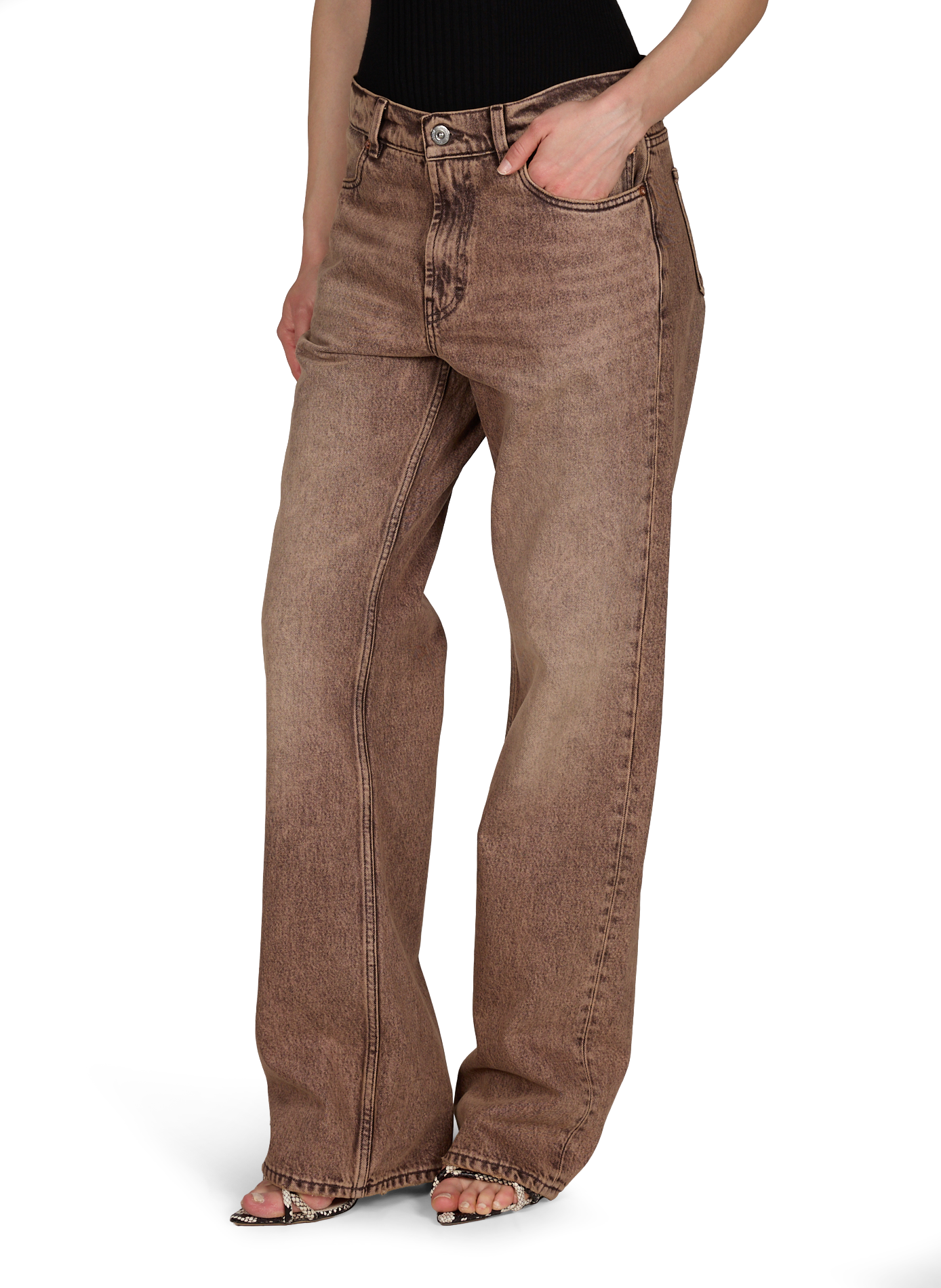 Pantalon droit en coton OUR LEGACY Multicolore
