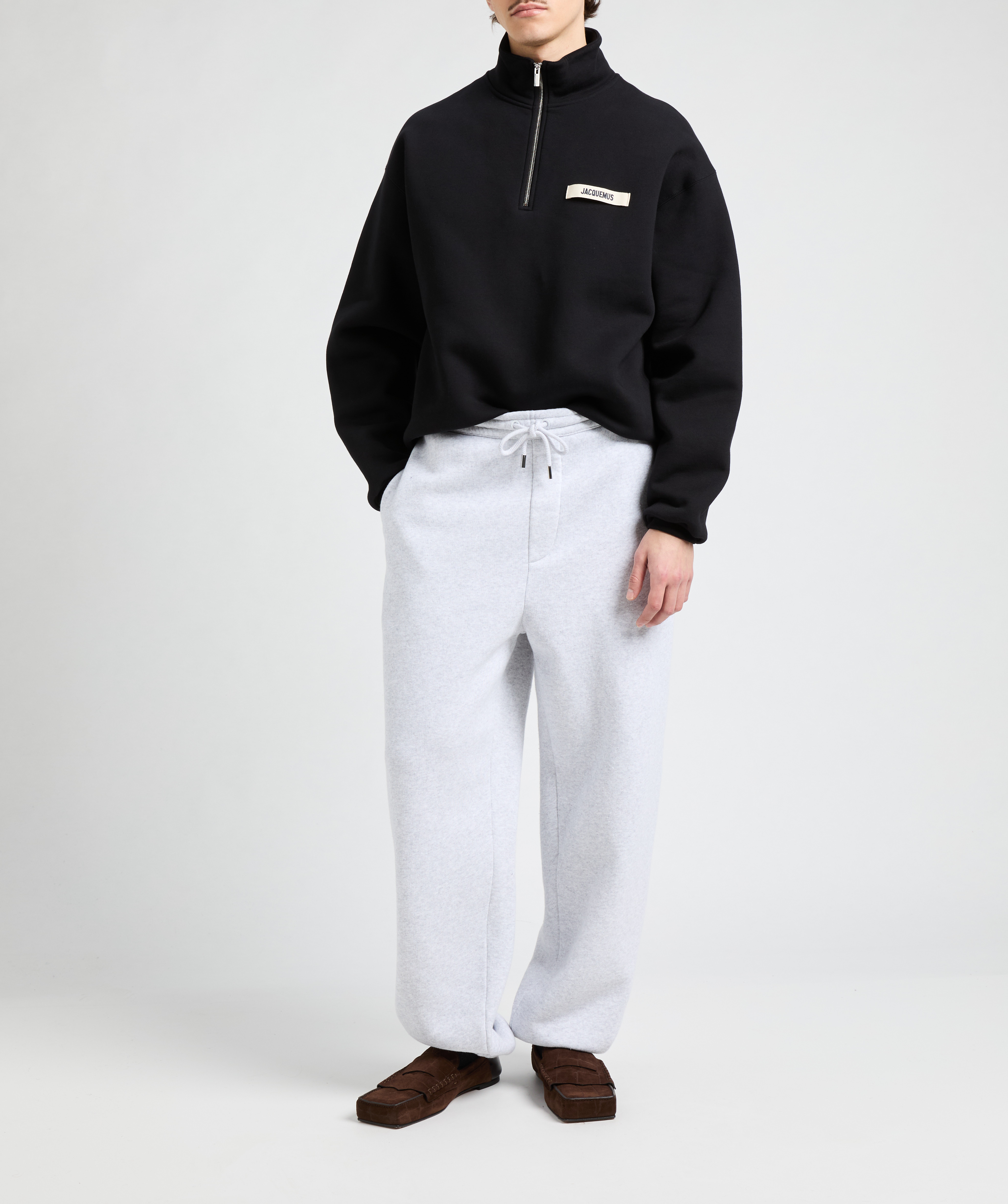 Cotton joggers JACQUEMUS Grey