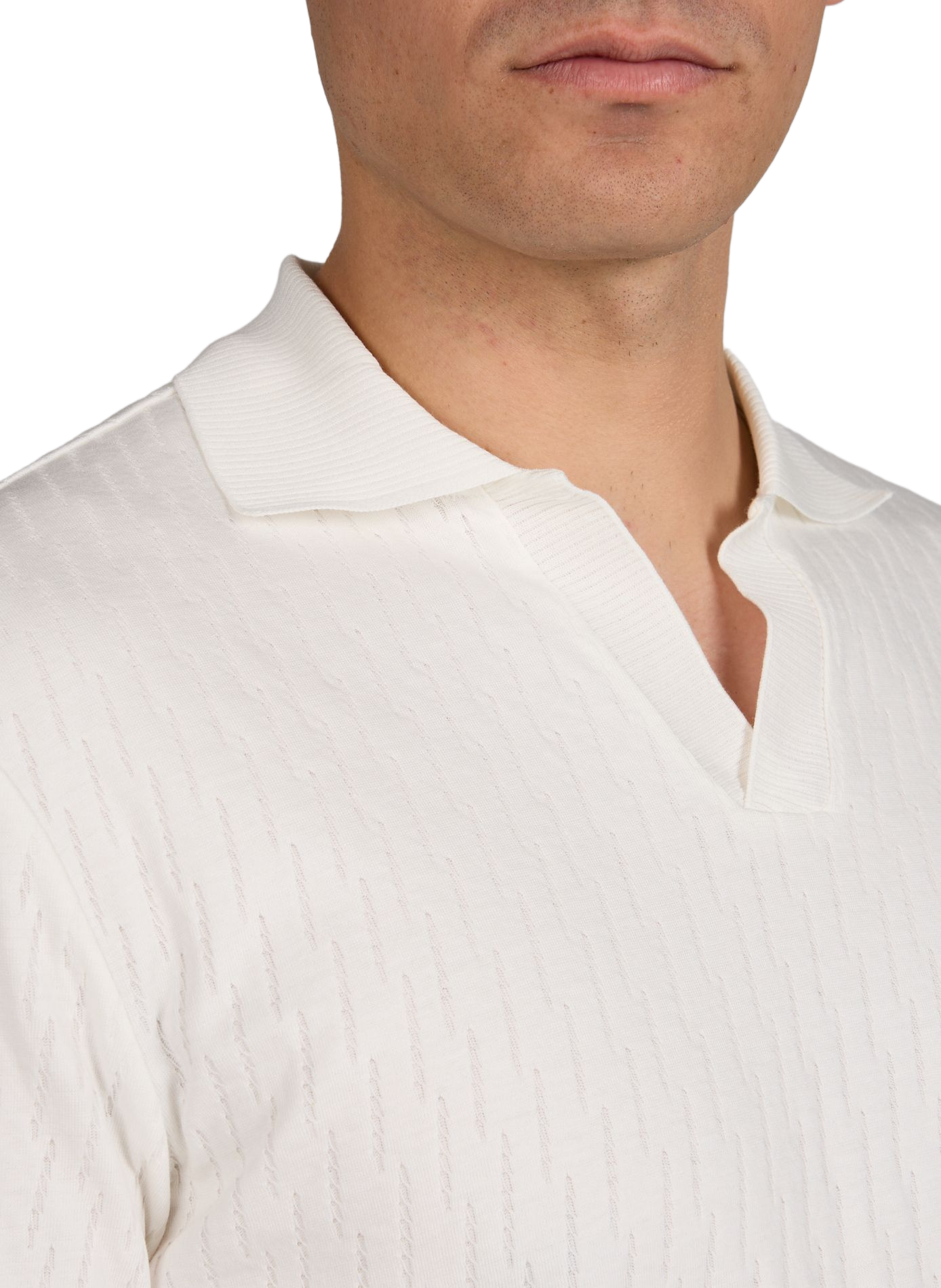 Kurzarm-Poloshirt aus Baumwolle ETON Beige