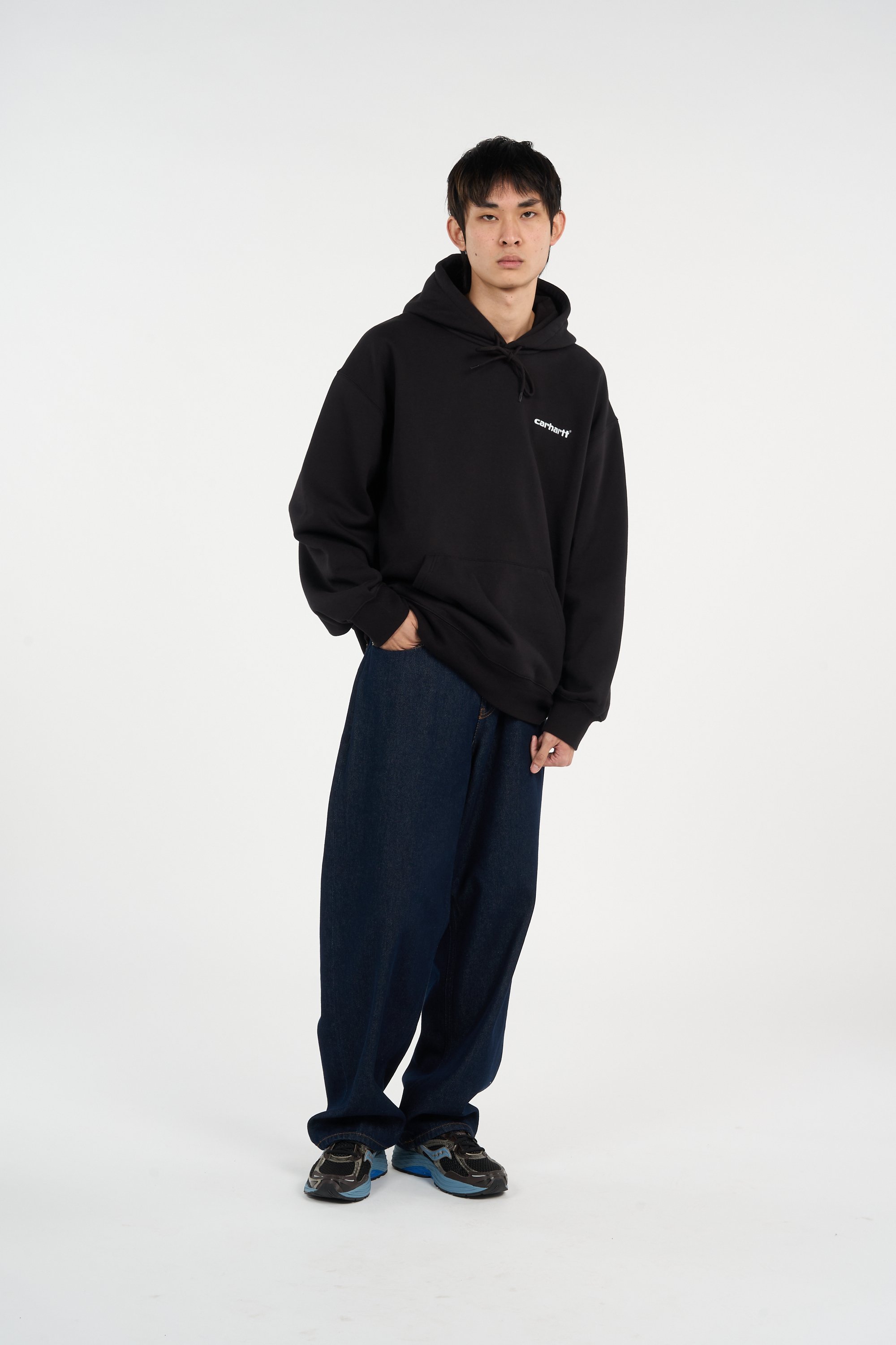 Hoodie hooded caps sweat CARHARTT WIP Noir