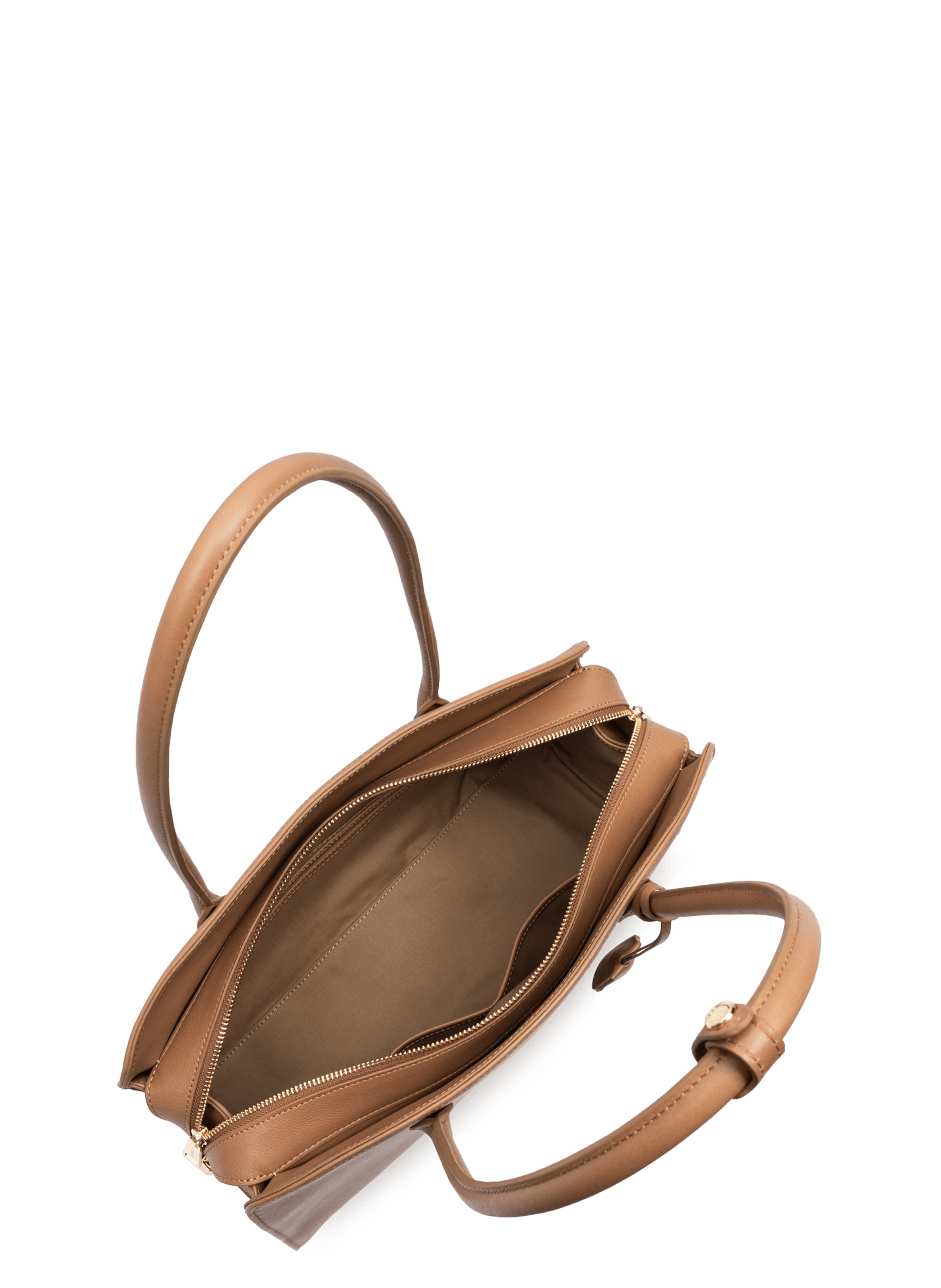 Grand sac cabas épaule - mademoiselle bonnie LANCASTER Marron
