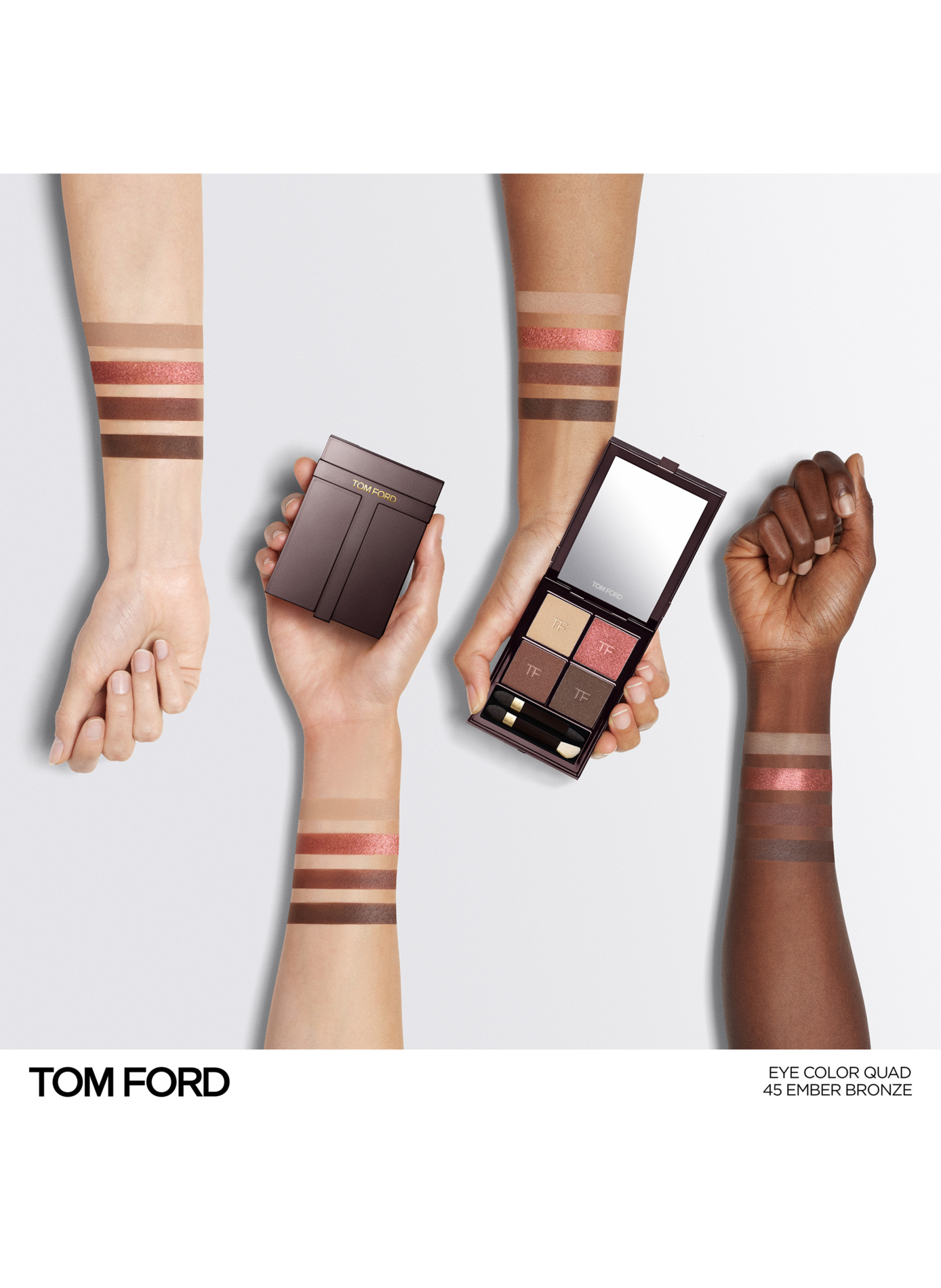 Palette di ombretti in crema TOM FORD 45 - ember bronze