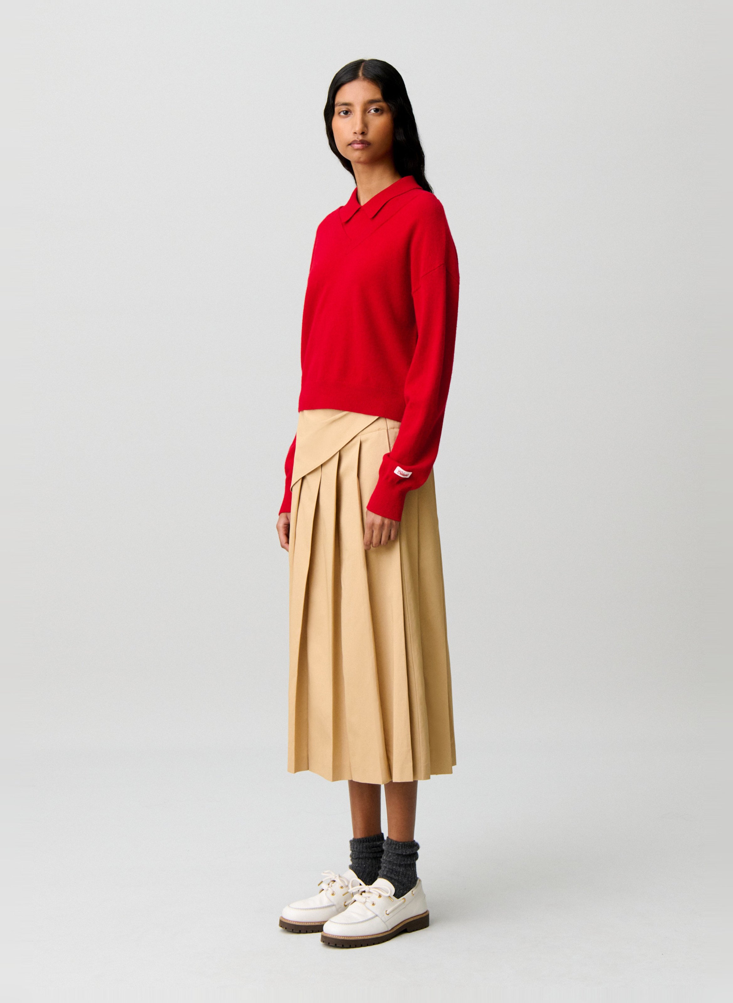 Pull oversize en laine CLAUDIE PIERLOT Rouge
