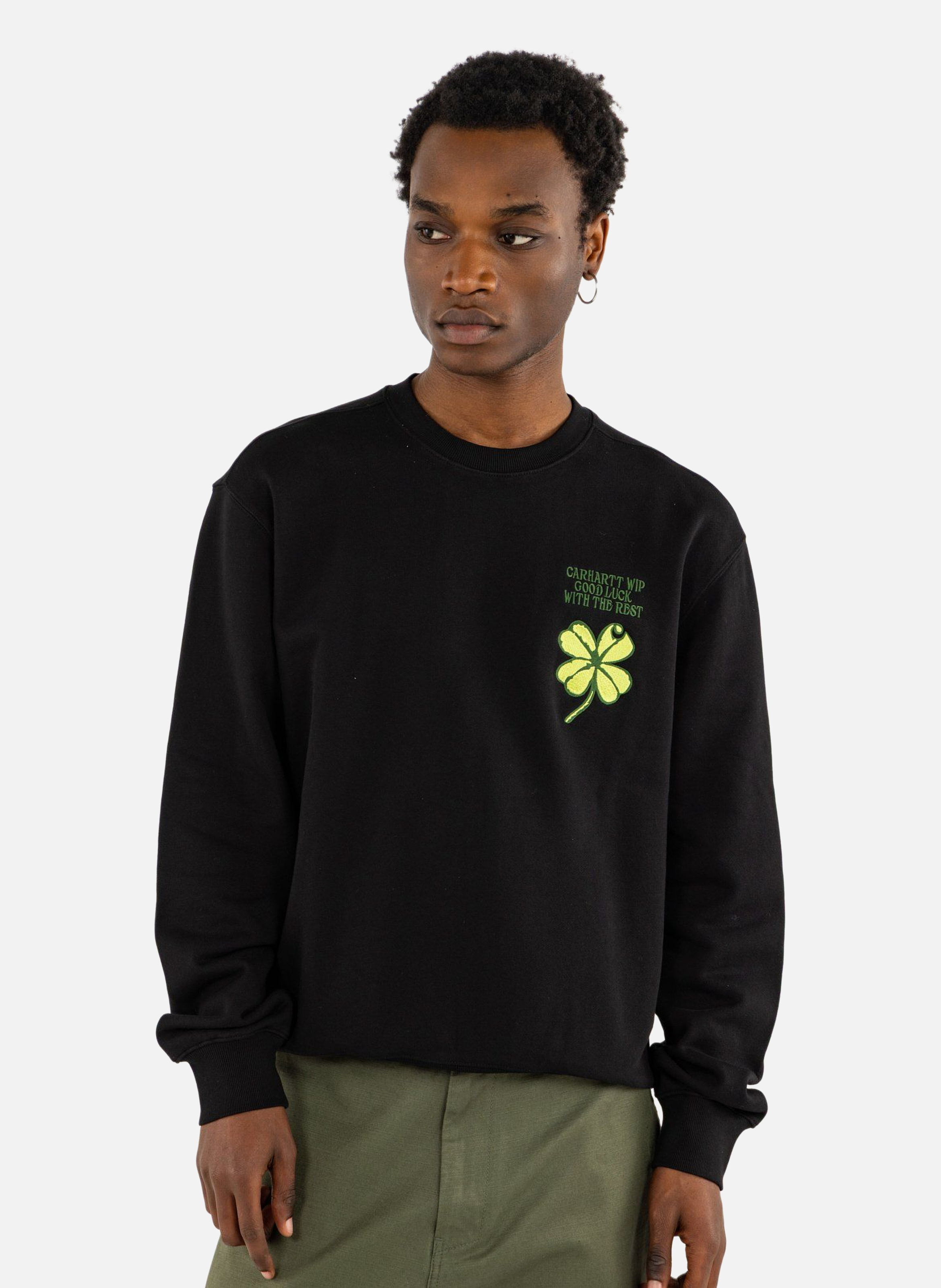 Sweatshirt clover sweat CARHARTT WIP Noir