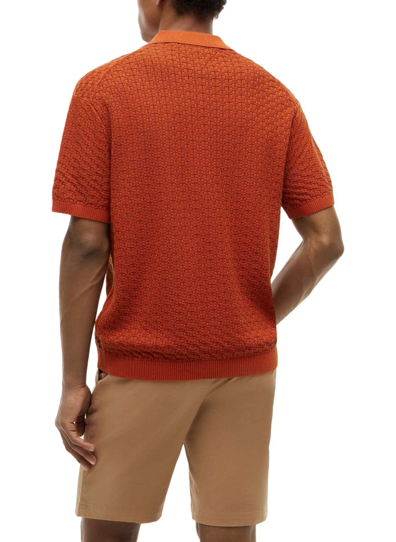 Cotton polo shirt TOMMY HILFIGER Brown
