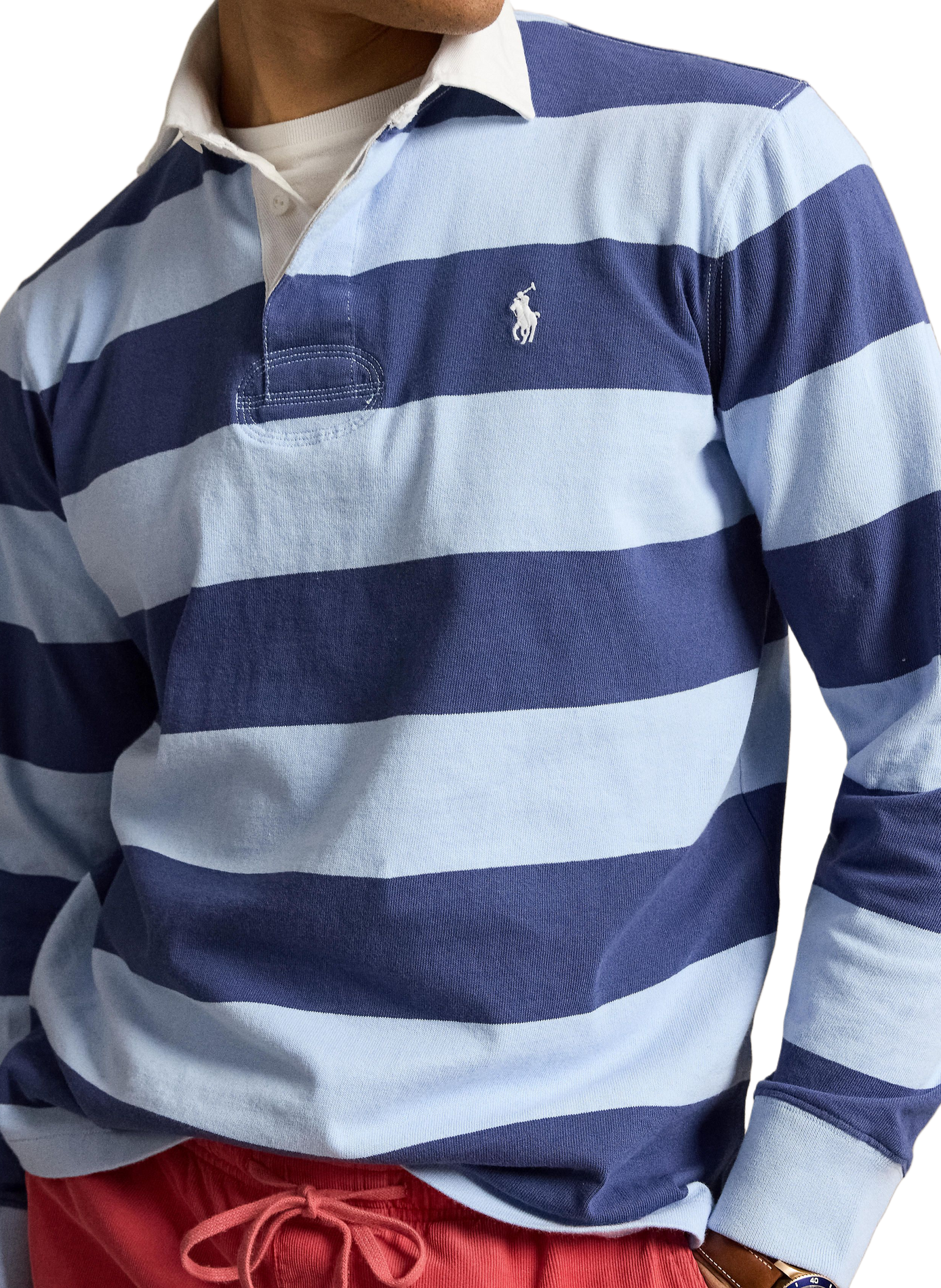 Striped long-sleeve cotton polo POLO RALPH LAUREN Multicolour