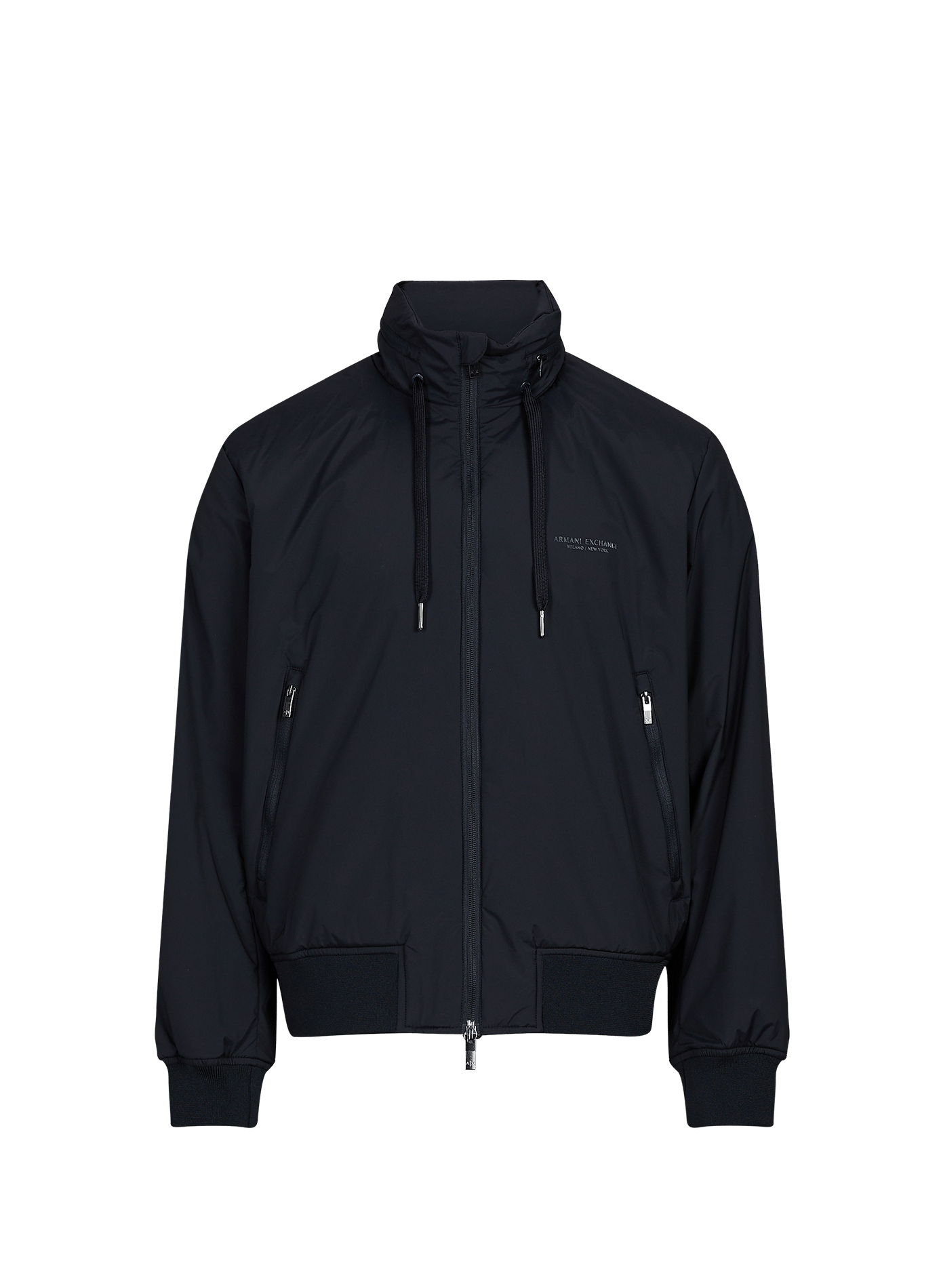 High-neck bomber coat ARMANI EXCHANGE Blue