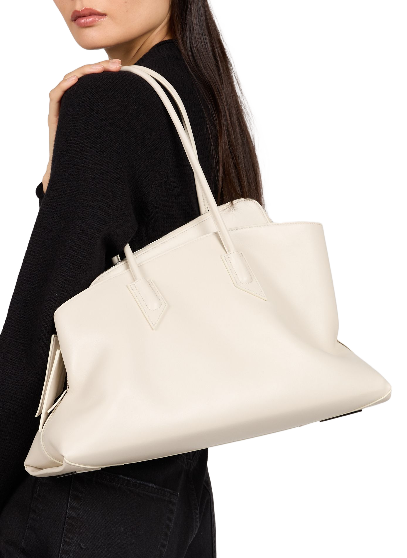 Handbag La Passeggiata Medium in calfskin THE ATTICO White