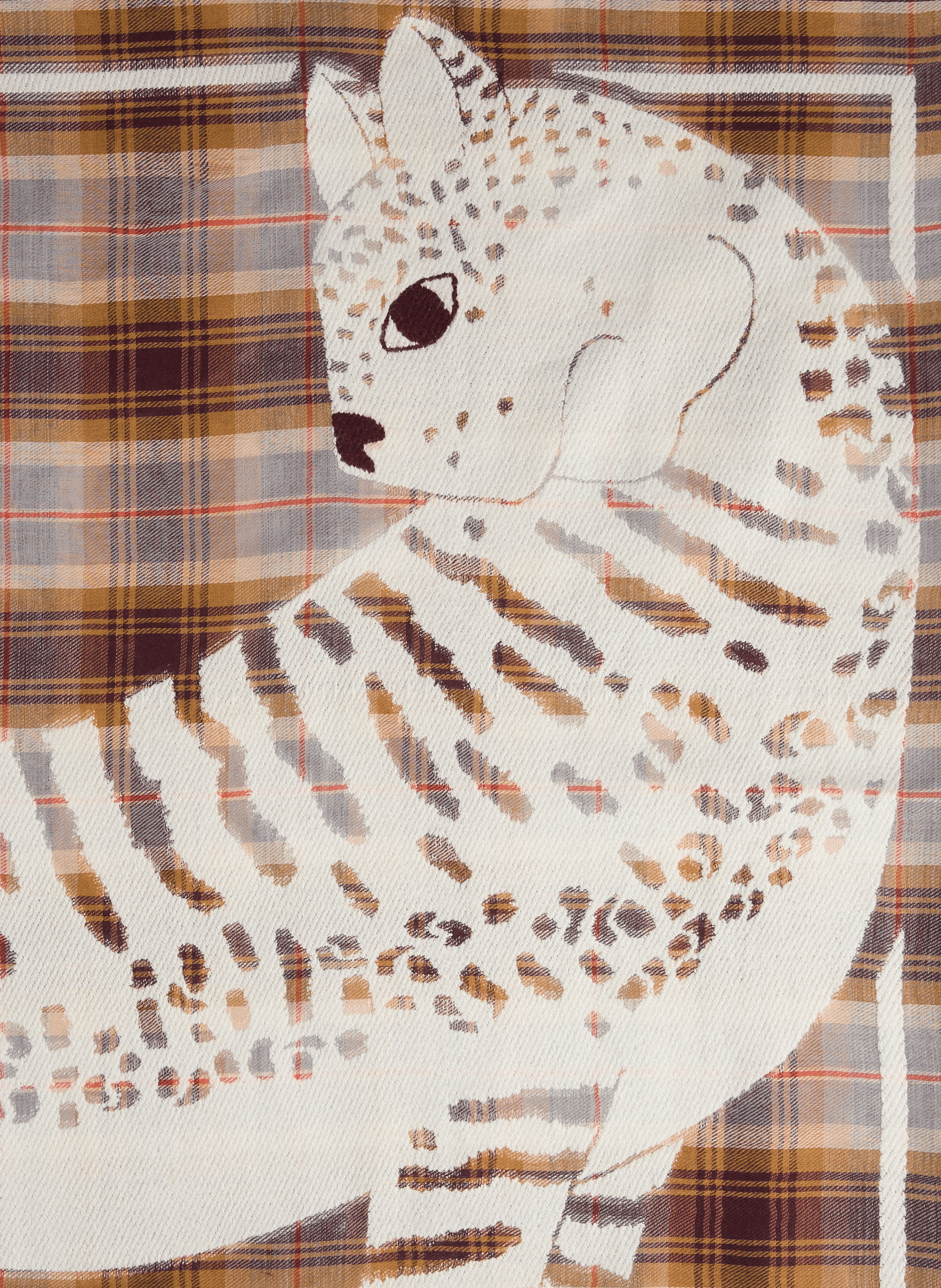 3D printed PANTEO scarf INOUI EDITIONS Beige