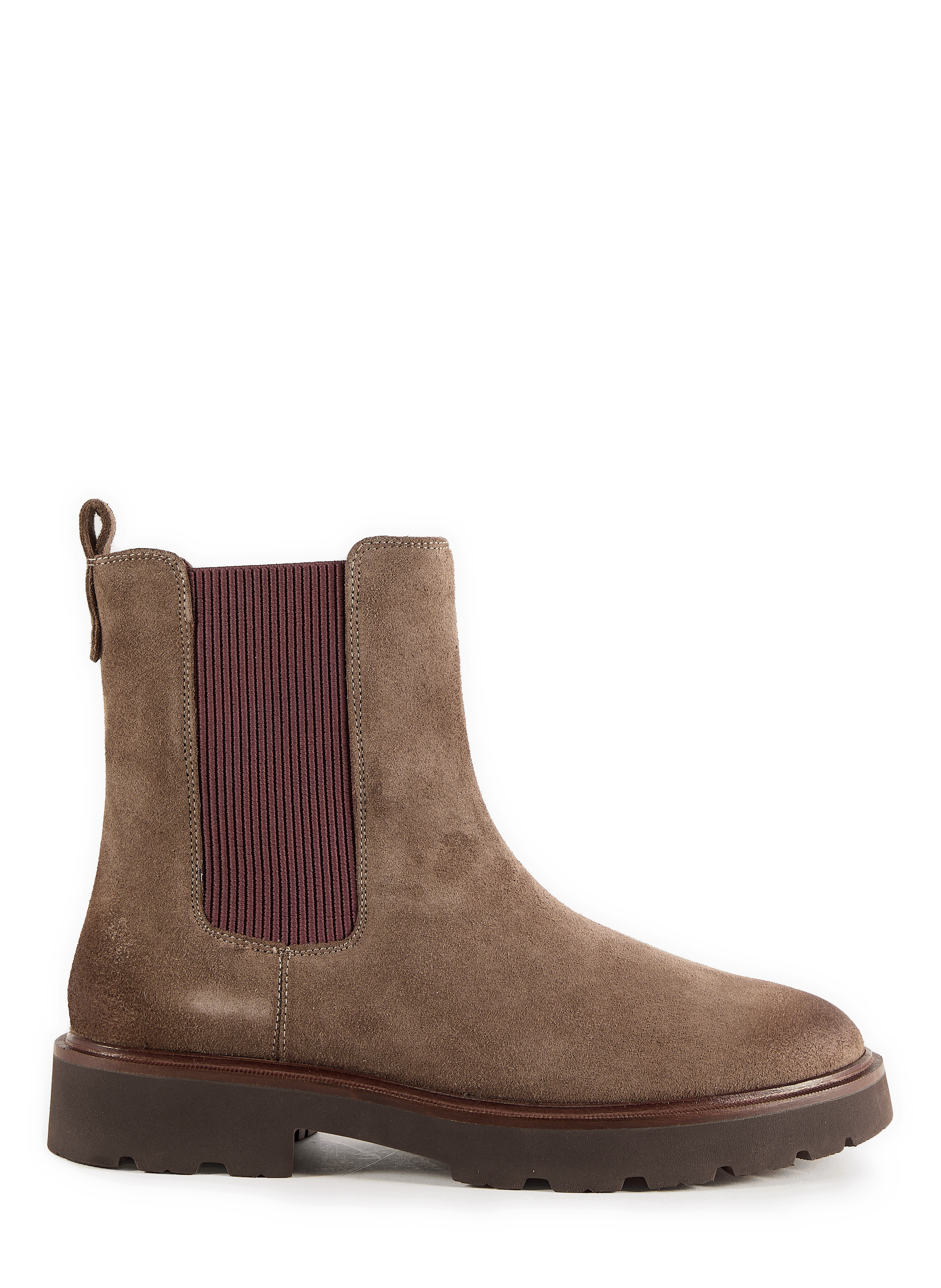 Norize ankle boots in mixed leather and suede GEOX Brown