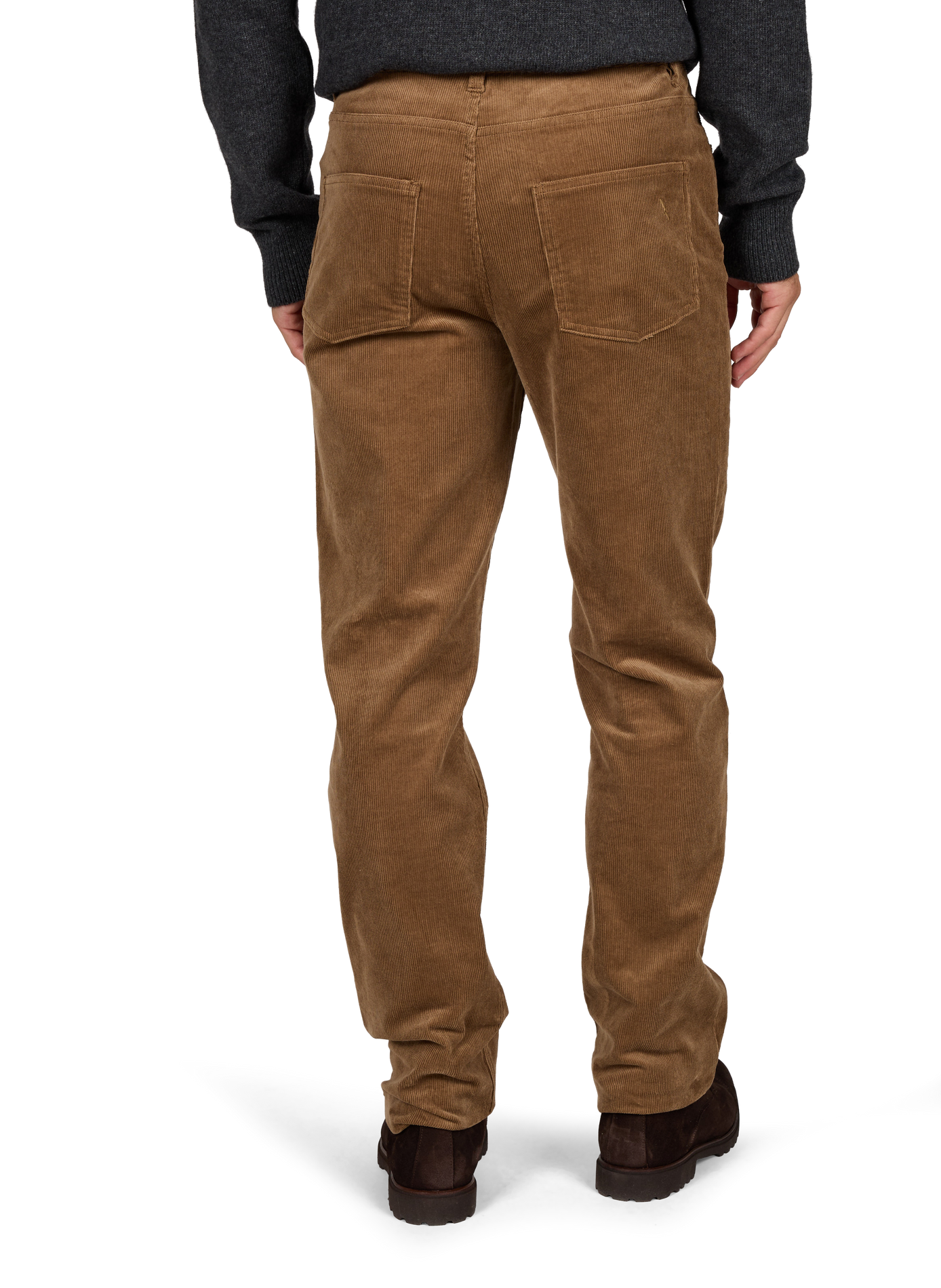 Pantalon droit en velours côtelé | Marron AIGLE Homme