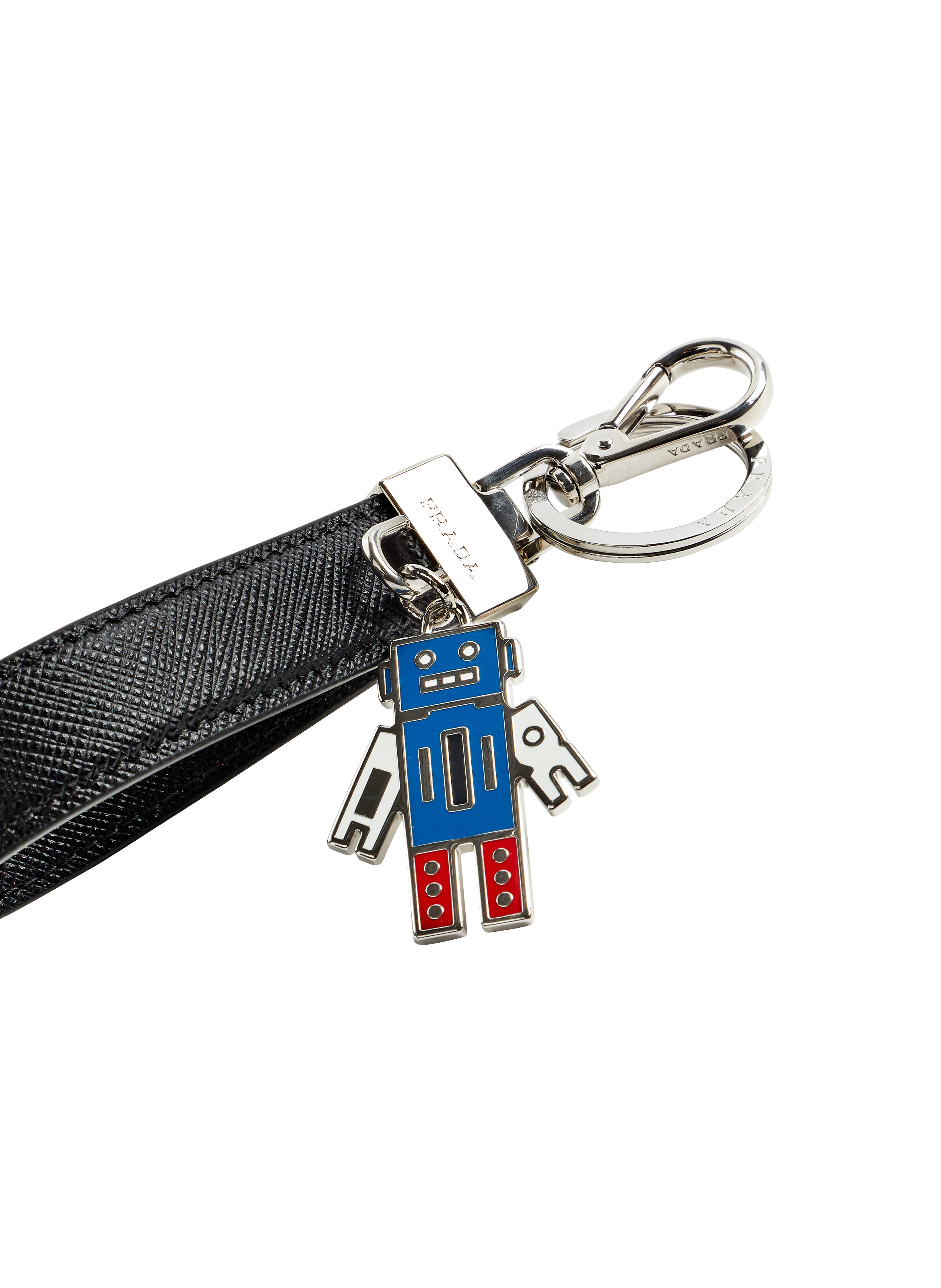 Porte-clés Robot en cuir