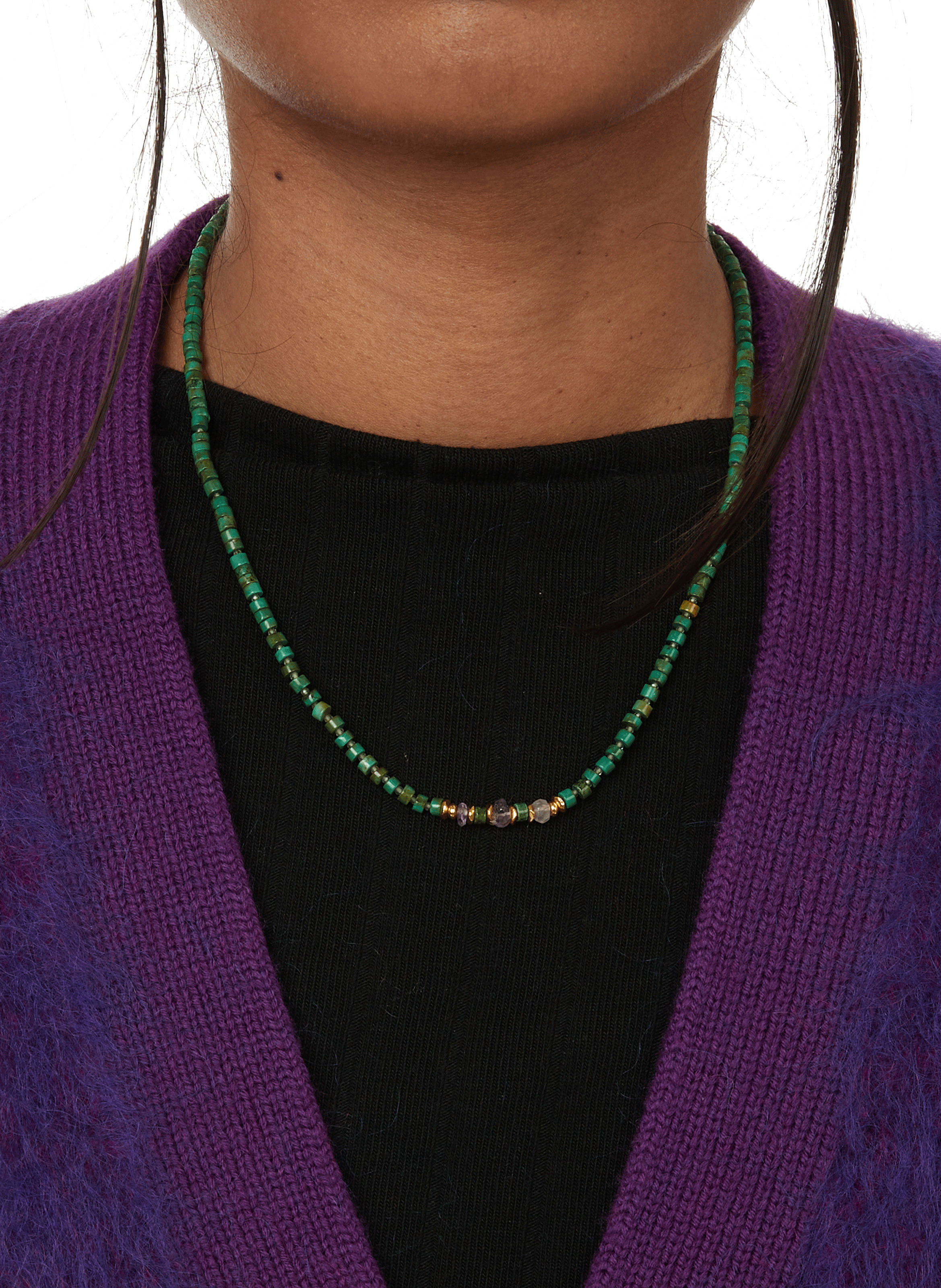 Kyla turquoise necklace LILO Green