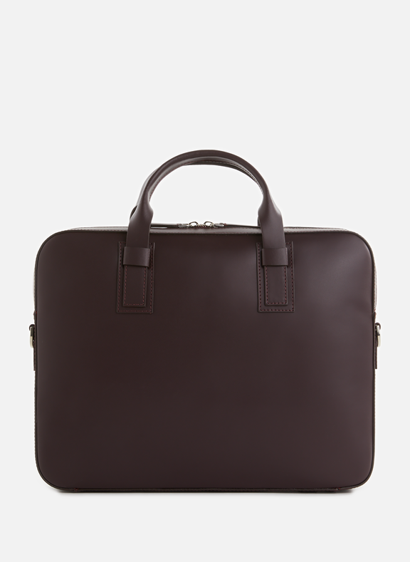 SAISON 1865 Leather briefcase Red