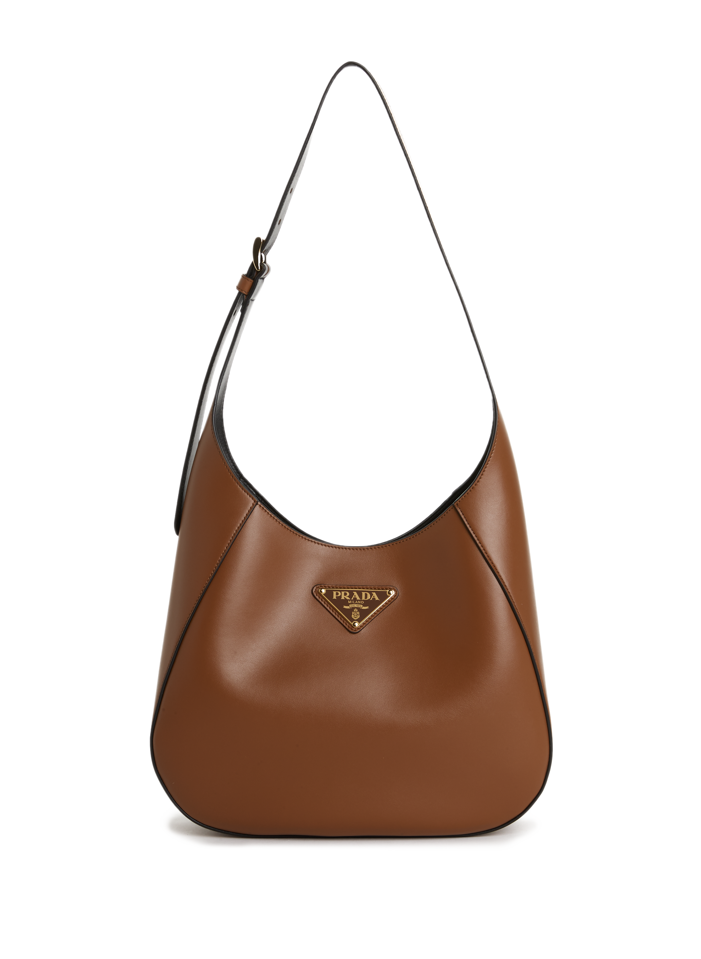 PRADA Nylon New Vela Studded Messenger Bag Black 1219583 | FASHIONPHILE