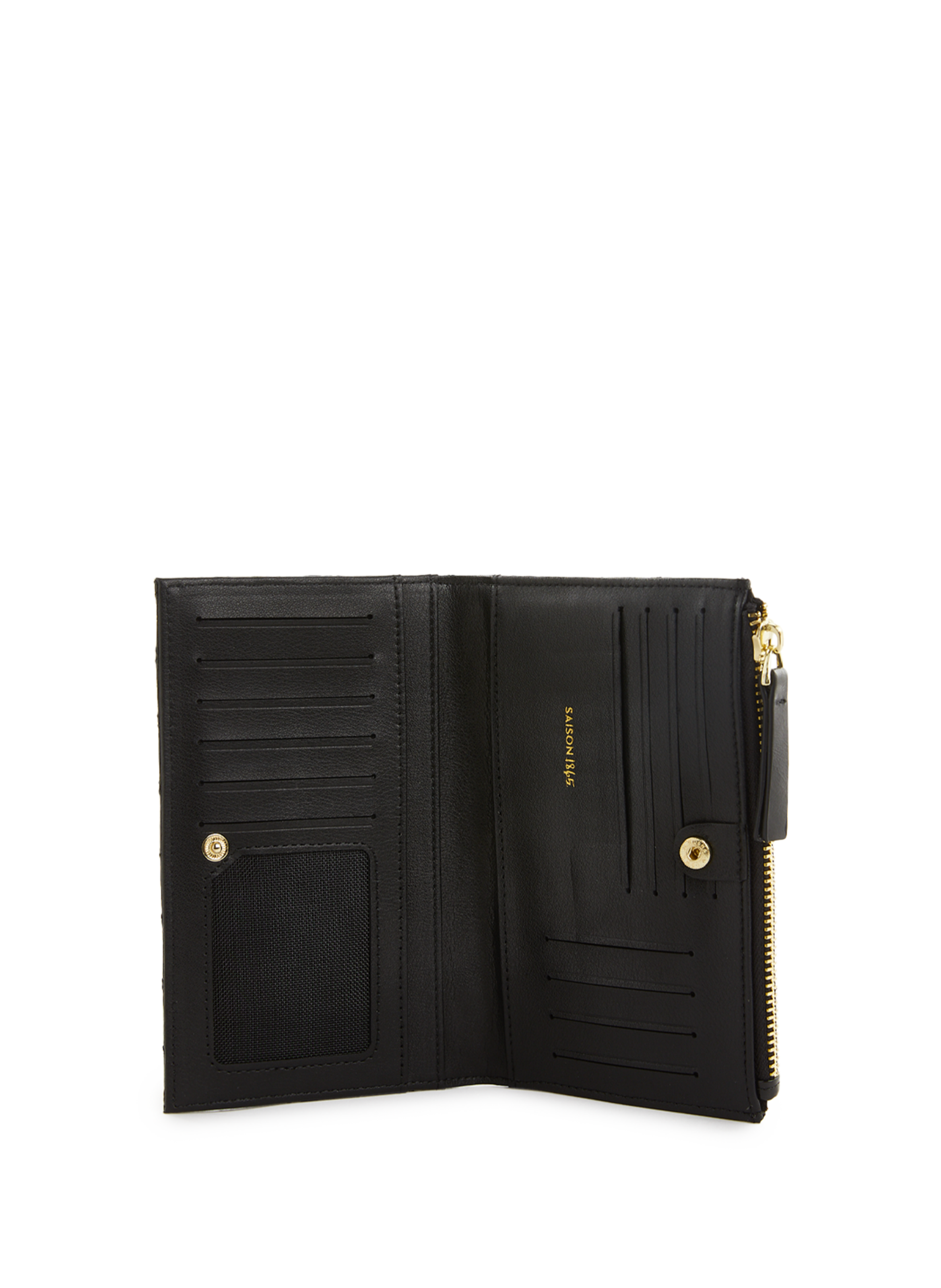 Leather wallet SAISON 1865 Black