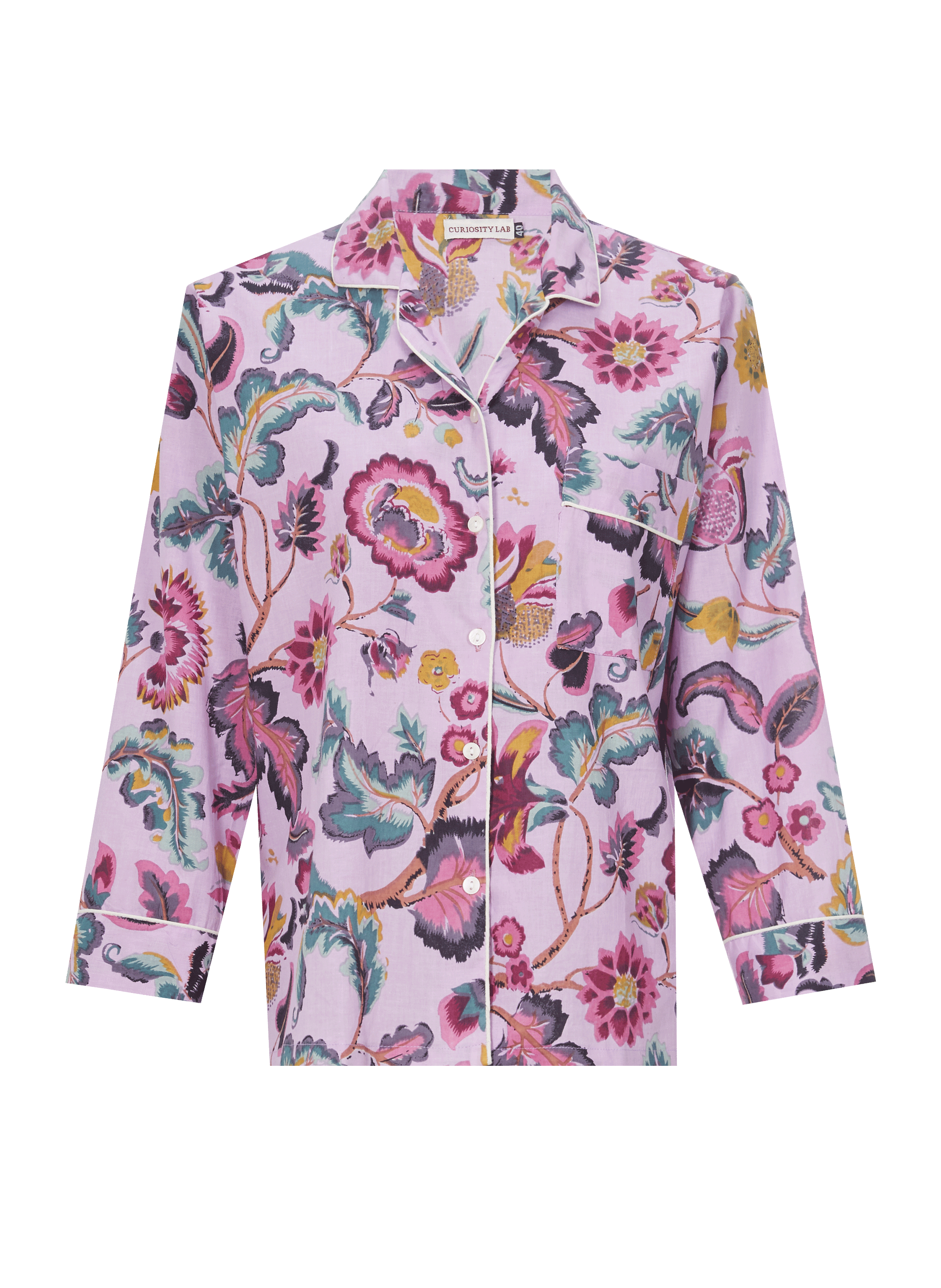 Pyjama Mandu Vinta en coton CURIOSITY LAB Violet