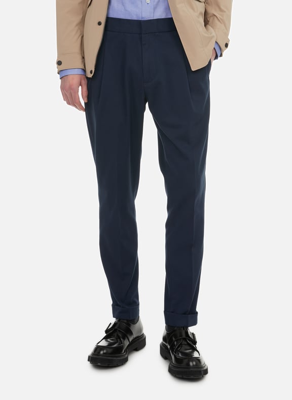Cotton blend Trousers Blue by DOCKERS DOCKERS Cotton blend Trousers Blue