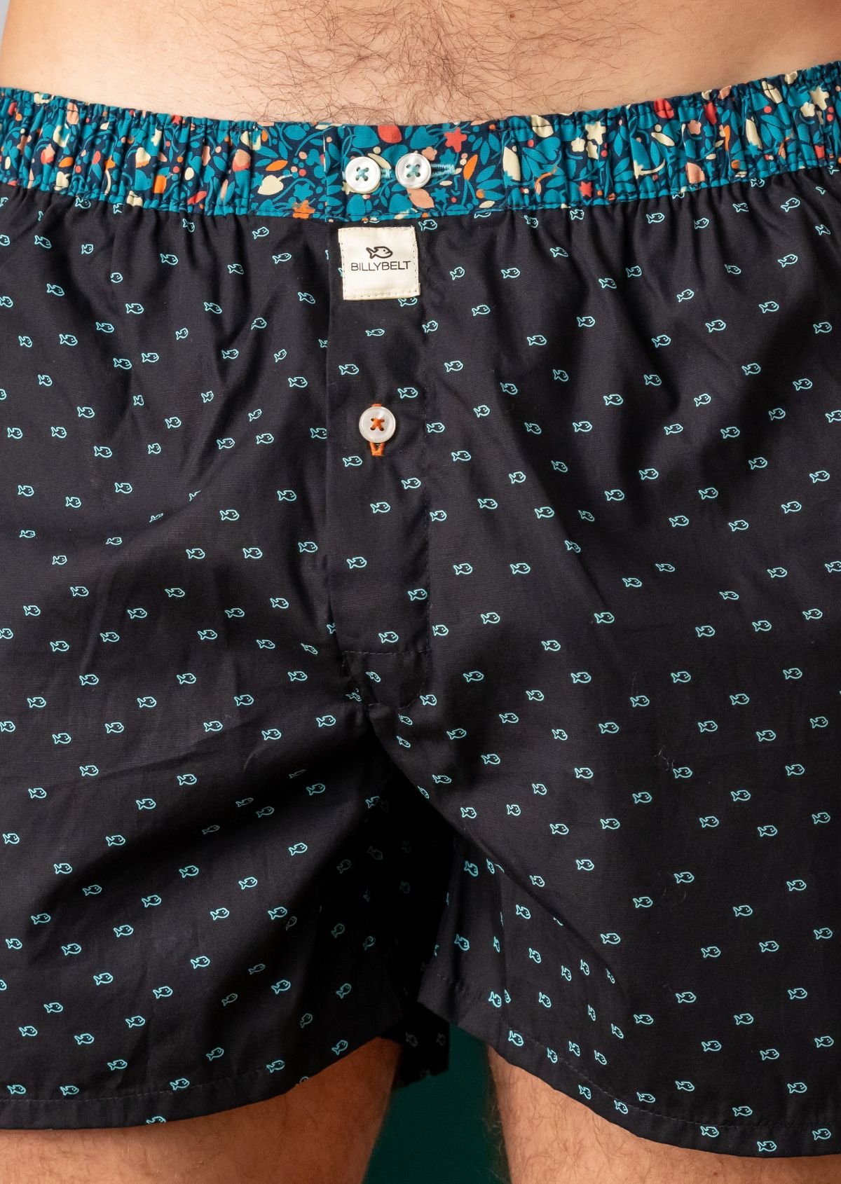 Caleçon en coton biologique BILLYBELT Noir