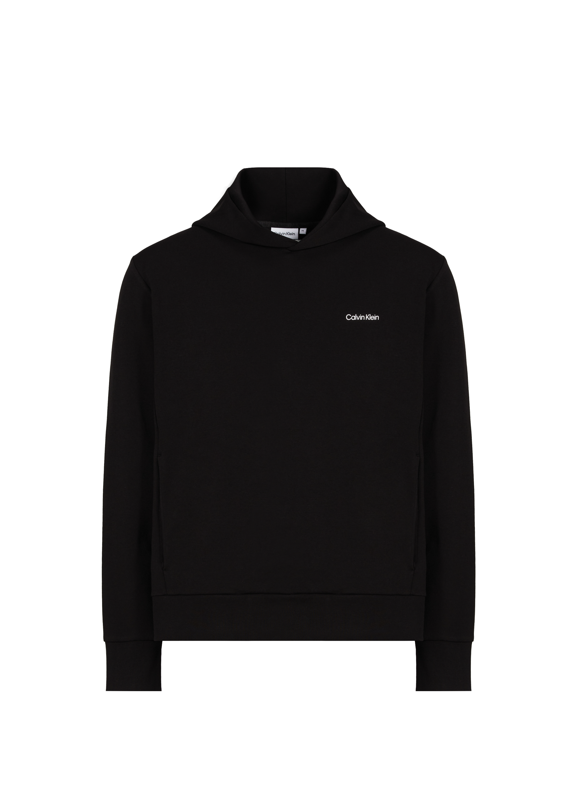 Hoodie en coton mélangé MICRO LOGO REPREVE H Noir